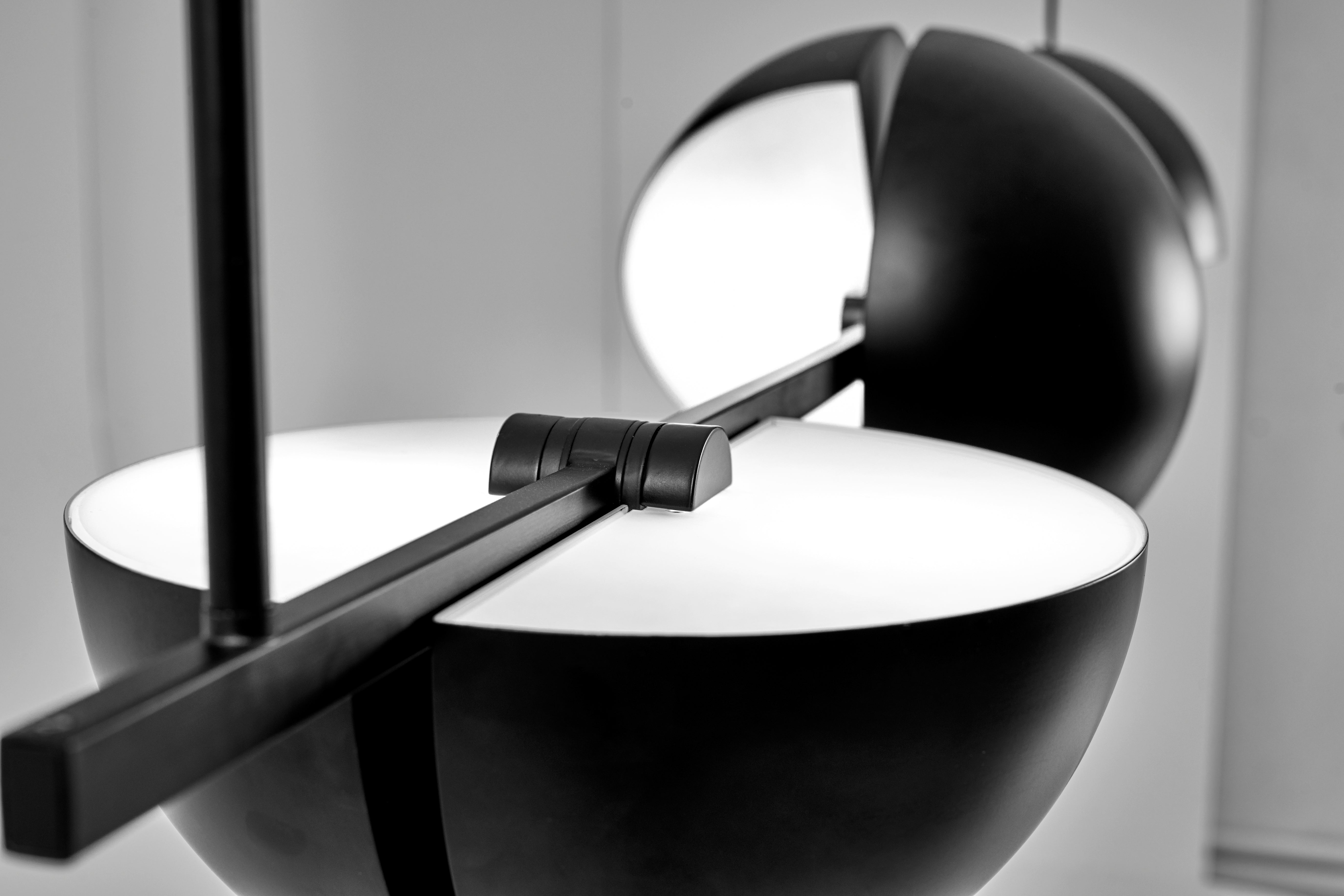 Hanglamp TRAPEZE TRIPLETTE zwart