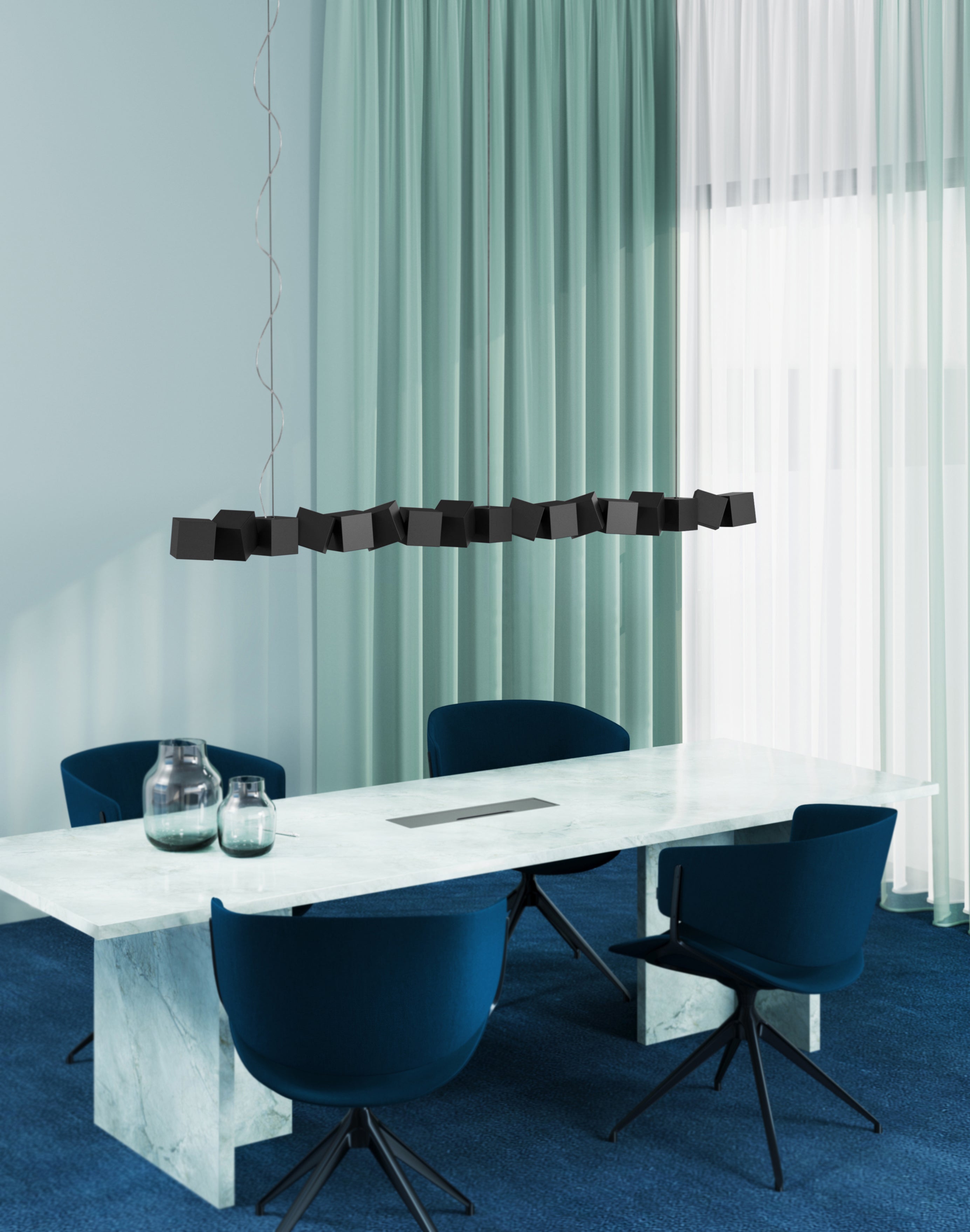 Hanglamp BLOCKCHAIN zwart