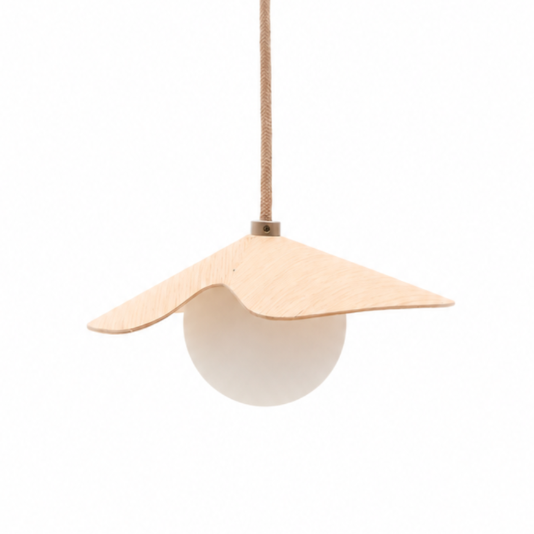 Hanglamp WILARA eikenfineer