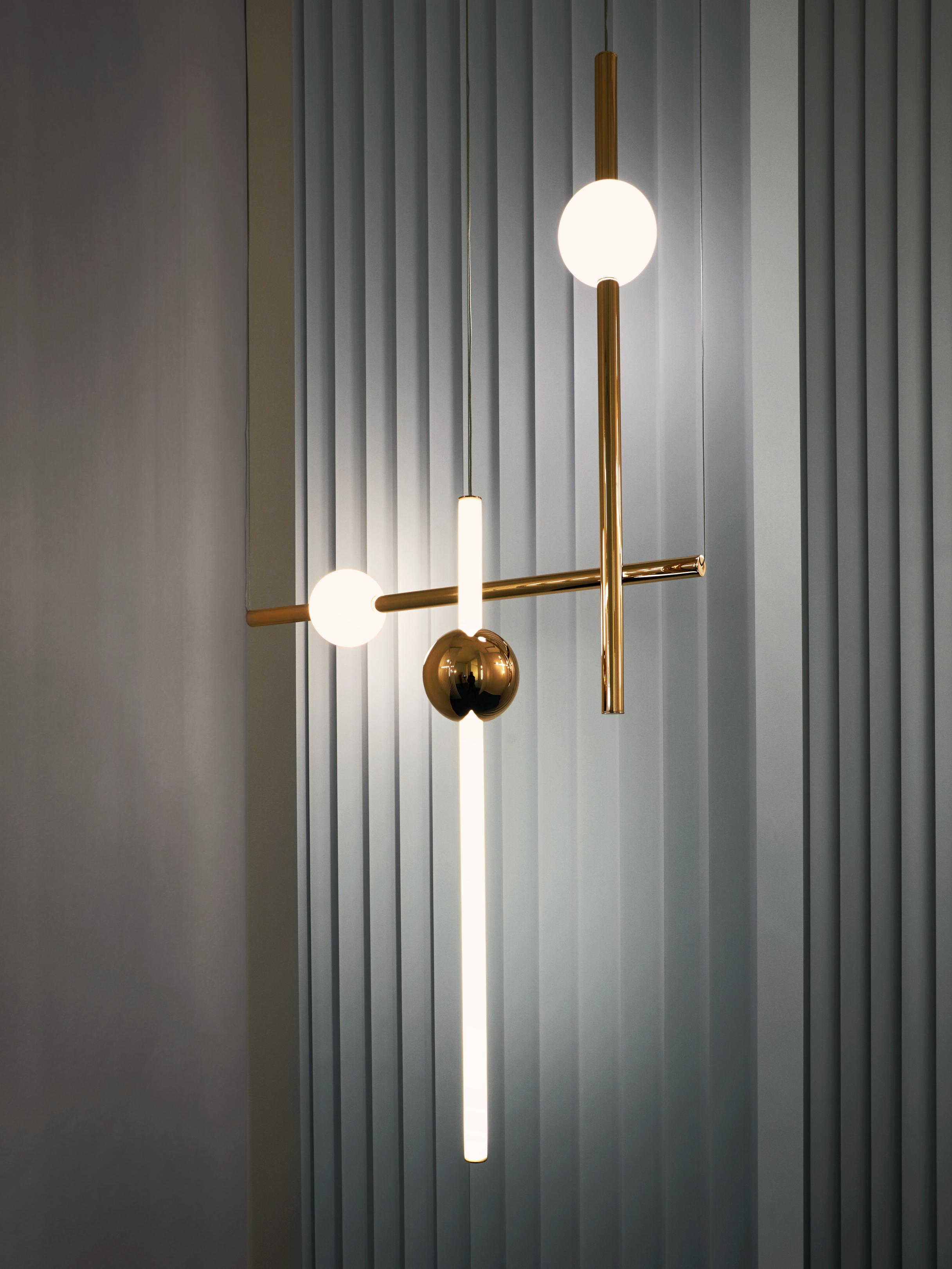 Hanglamp ORION GLOBE gepolijst verouderd messing