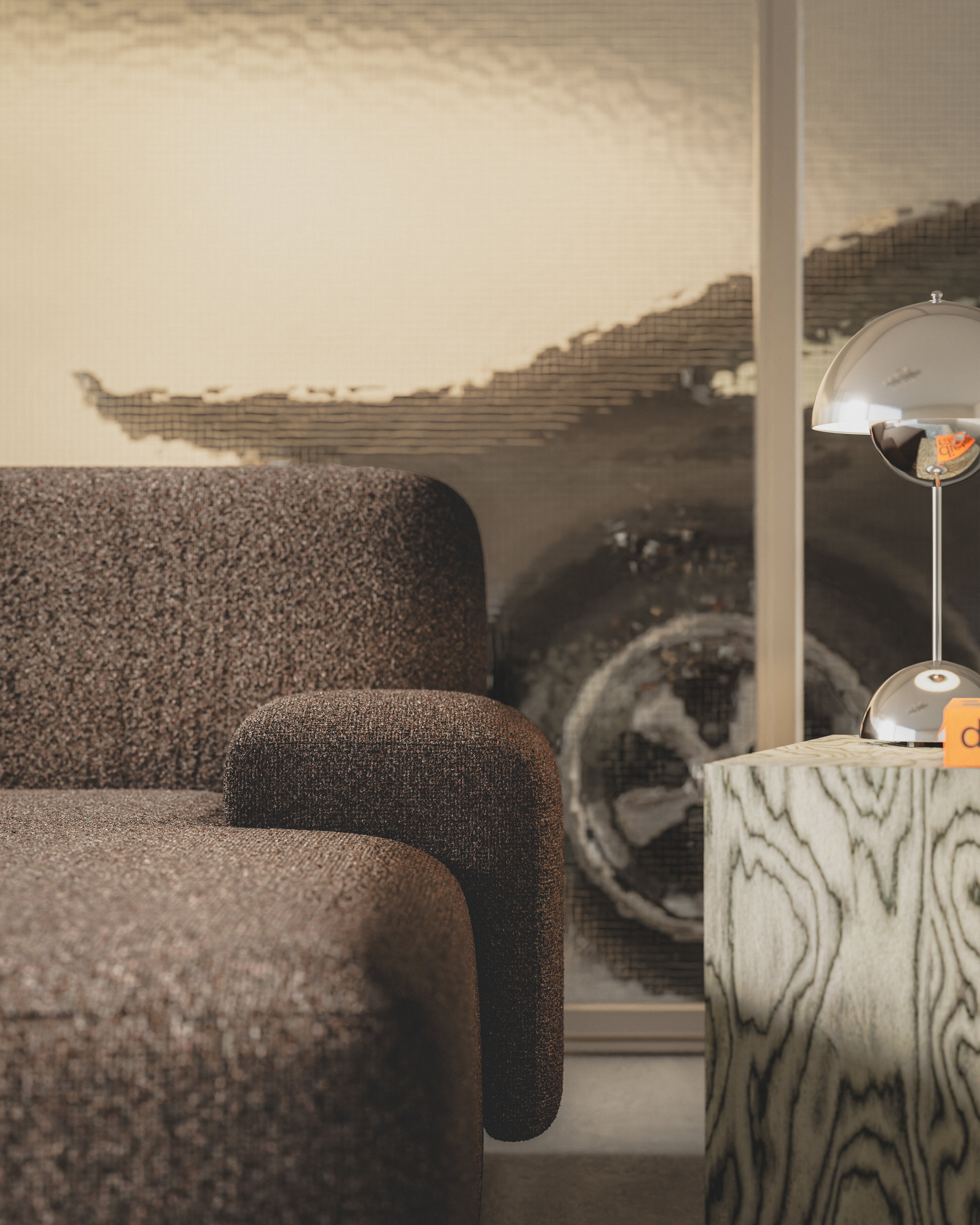 Open rechter modulebank UMI bruin