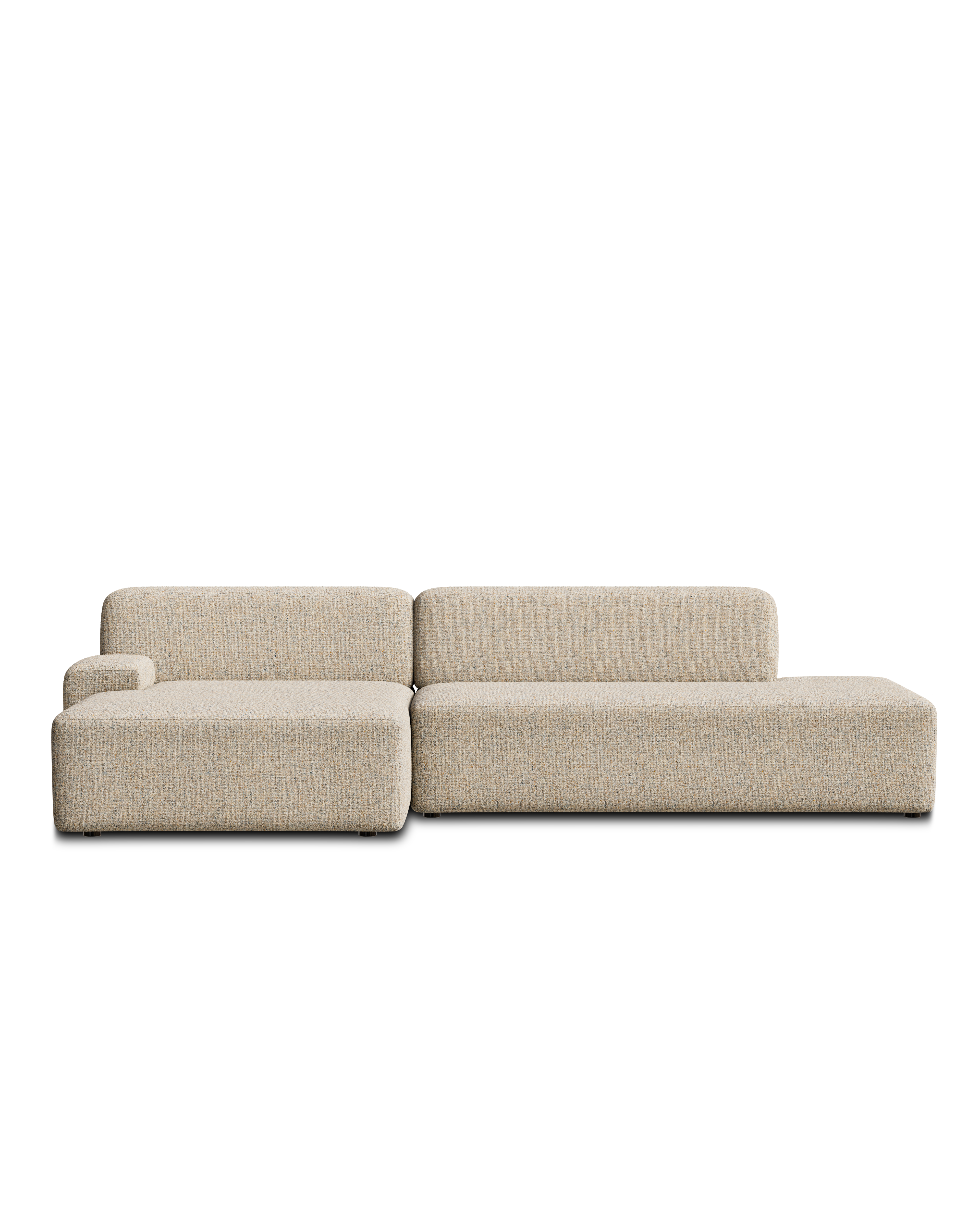 Modulaire open hoekbank links UMI beige