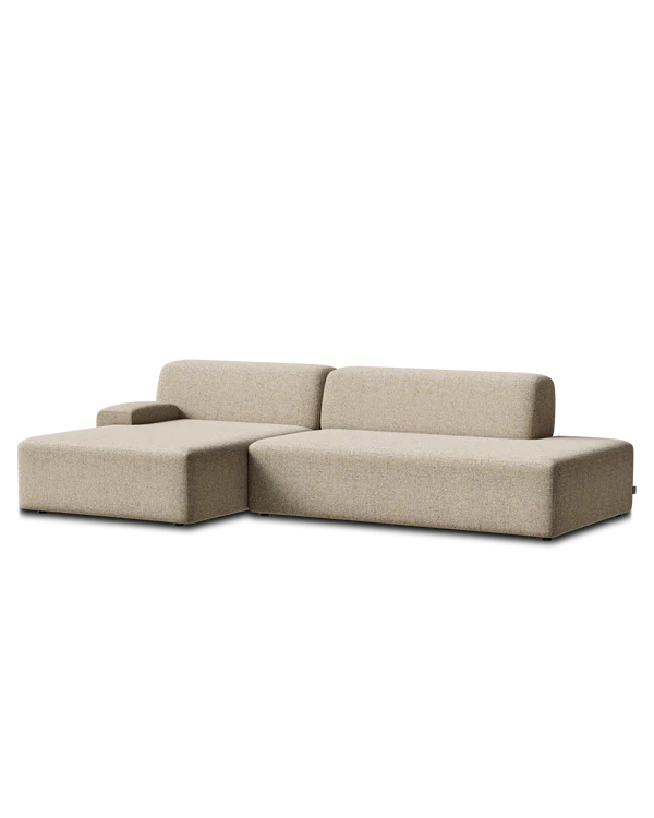 Modulaire bank UMI - linkszijdige chaise longue in beige