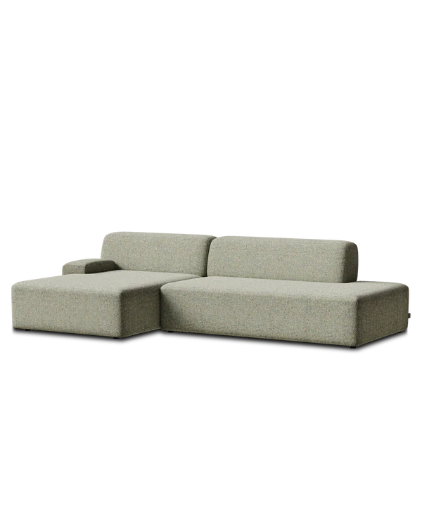 UMI Modular Sofa - Left-Open Element in Light Green