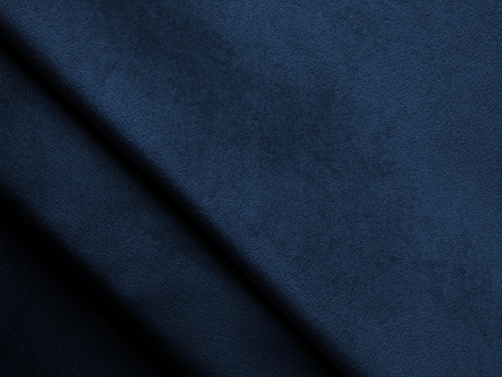 Fluwelen stoel PAHOA koninklijk blauw met beukenhouten basis