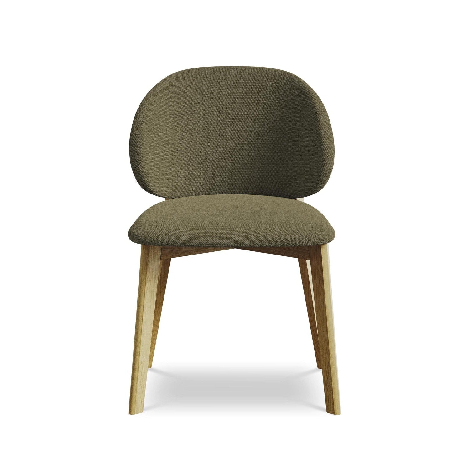 PAHOA Chair in Olive with Beech Base