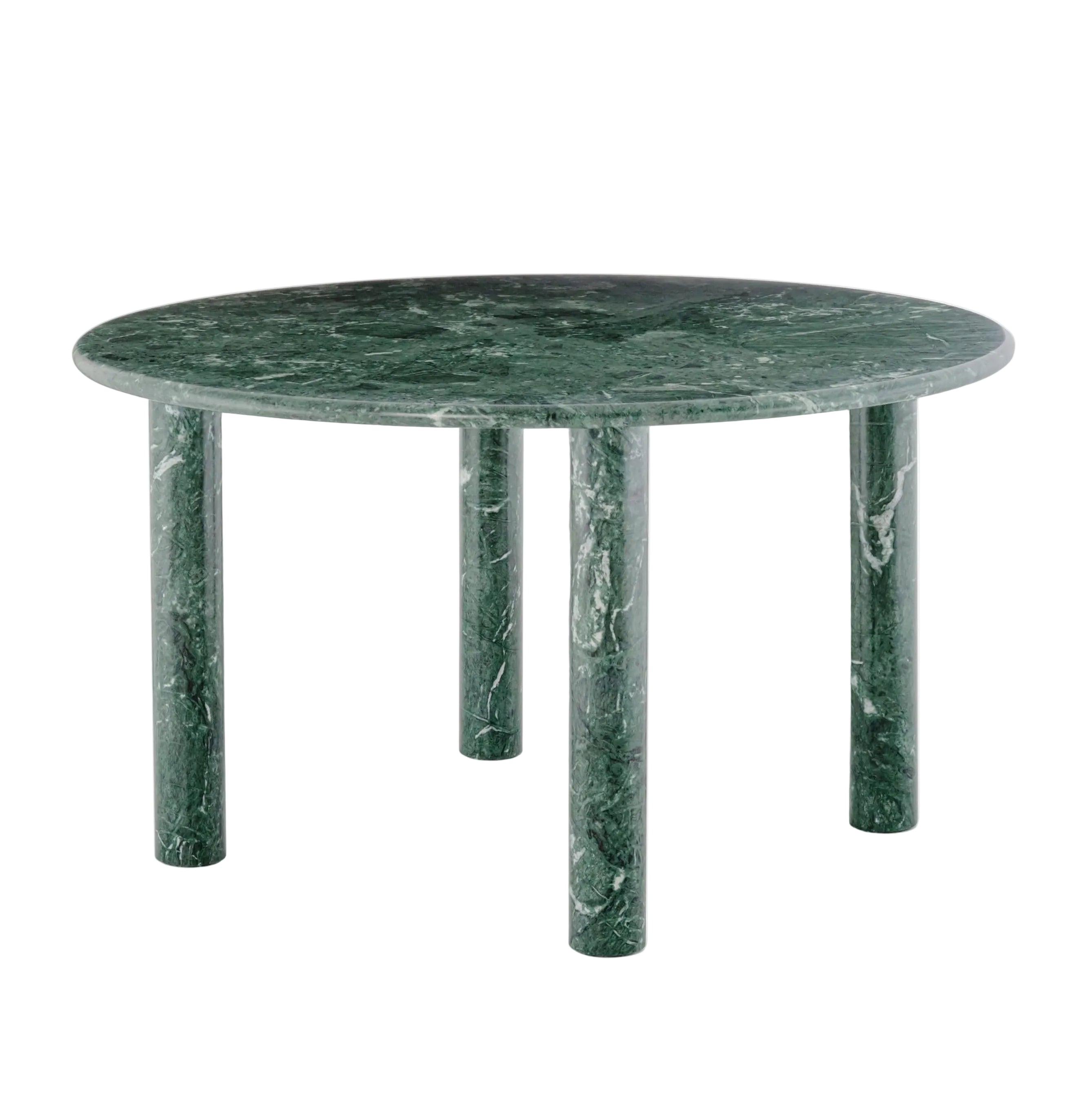 Ronde tafel PAUL - BEPERKTE EDITIE groene marmer