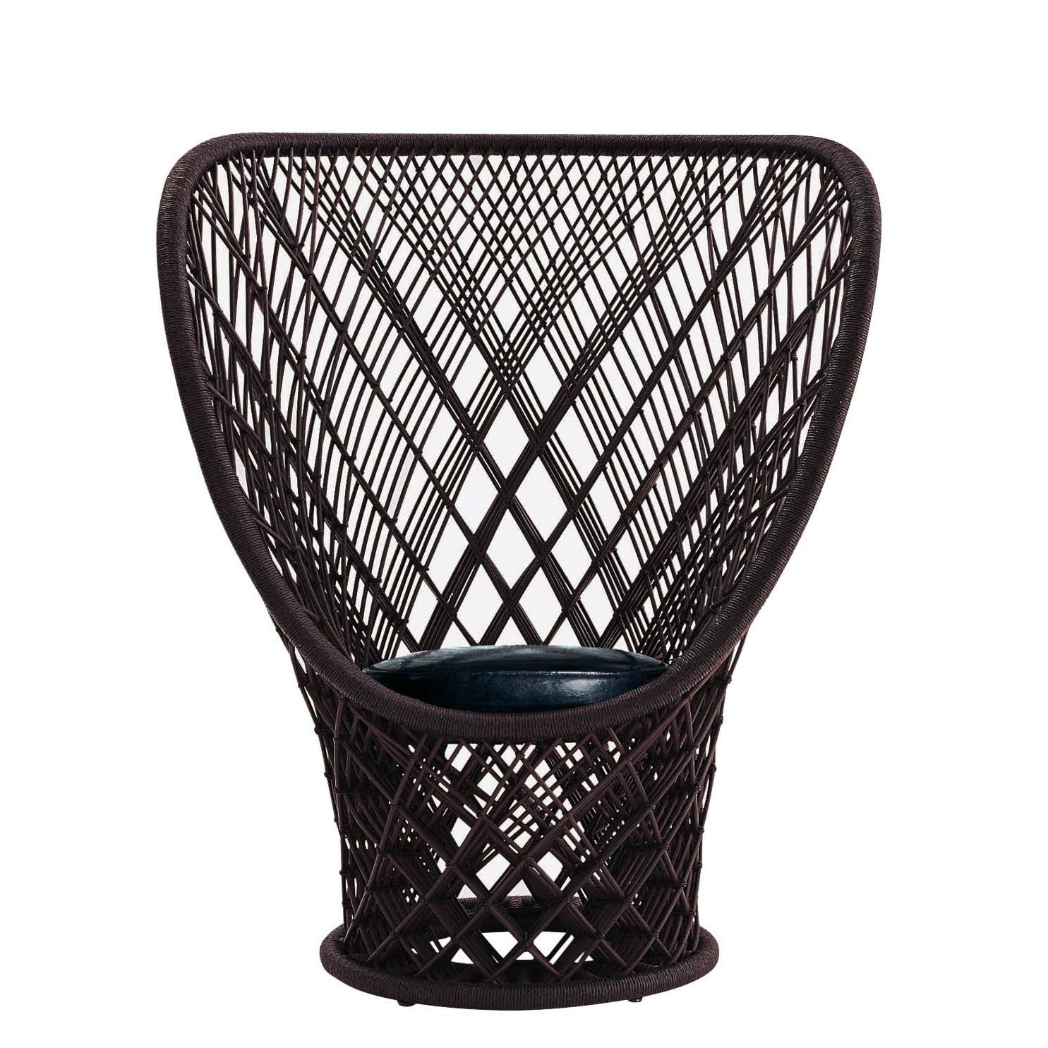 Pavo echter brauner Sessel