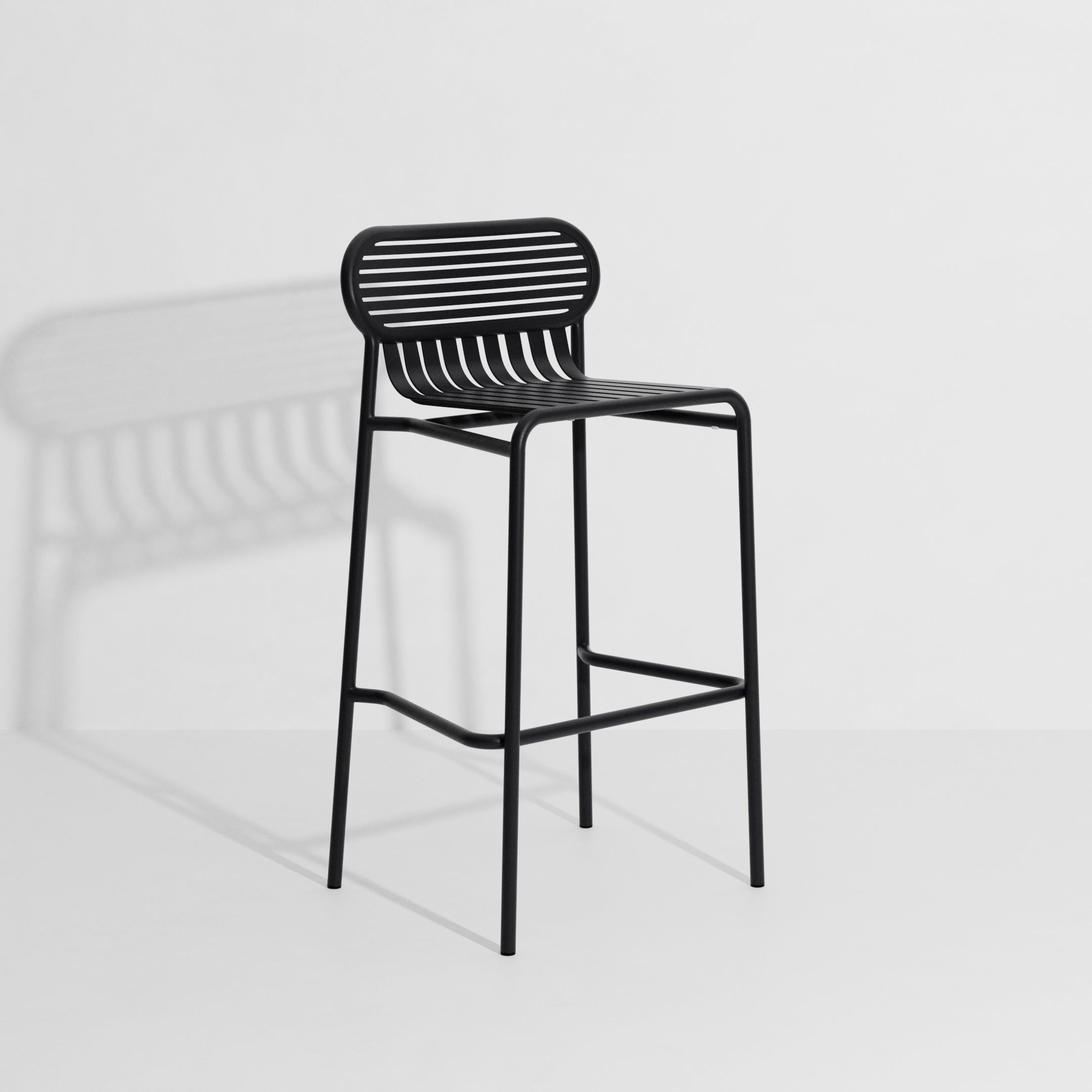 Tuin hocker WEEK-END zwart