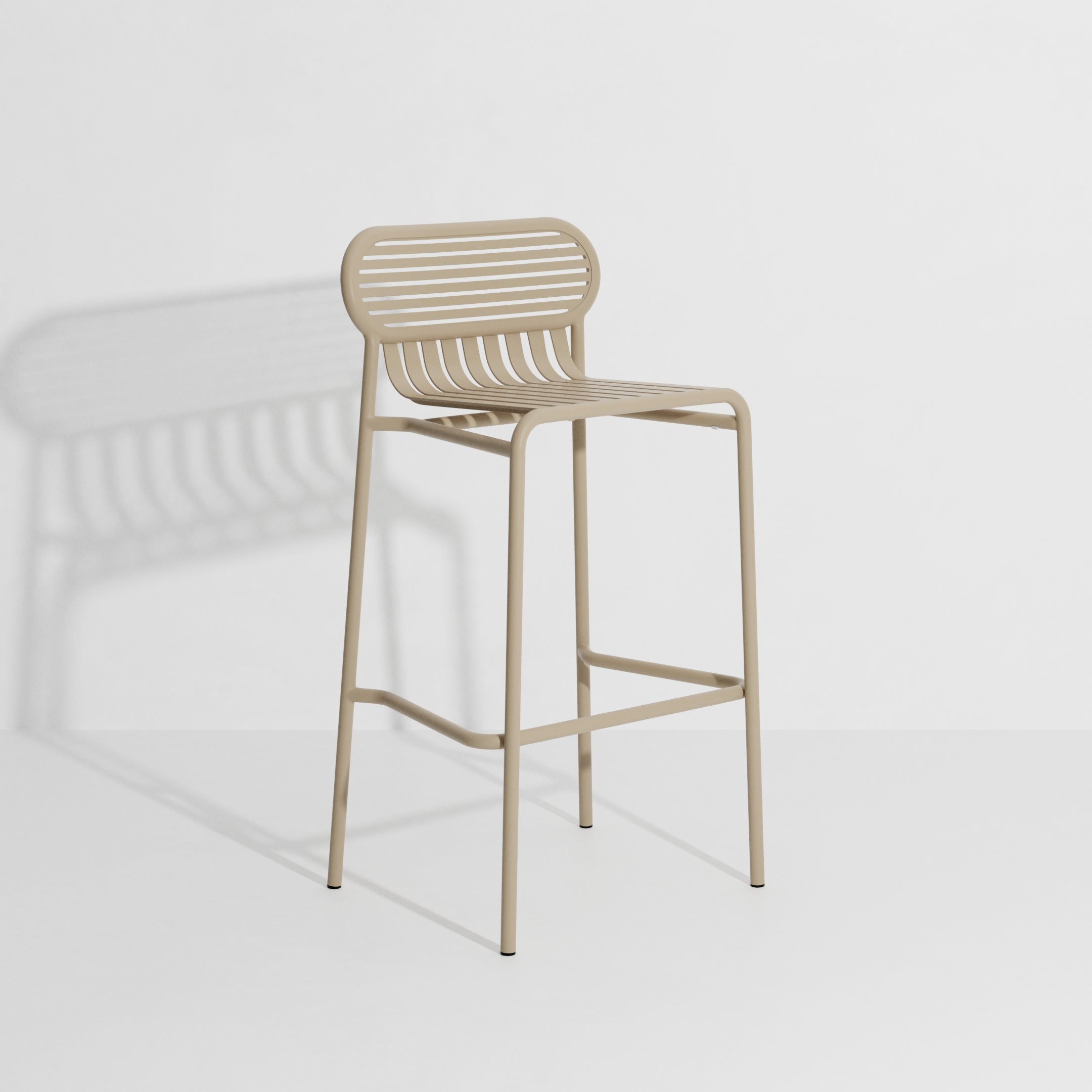 Beige WEEK-END tuin hocker