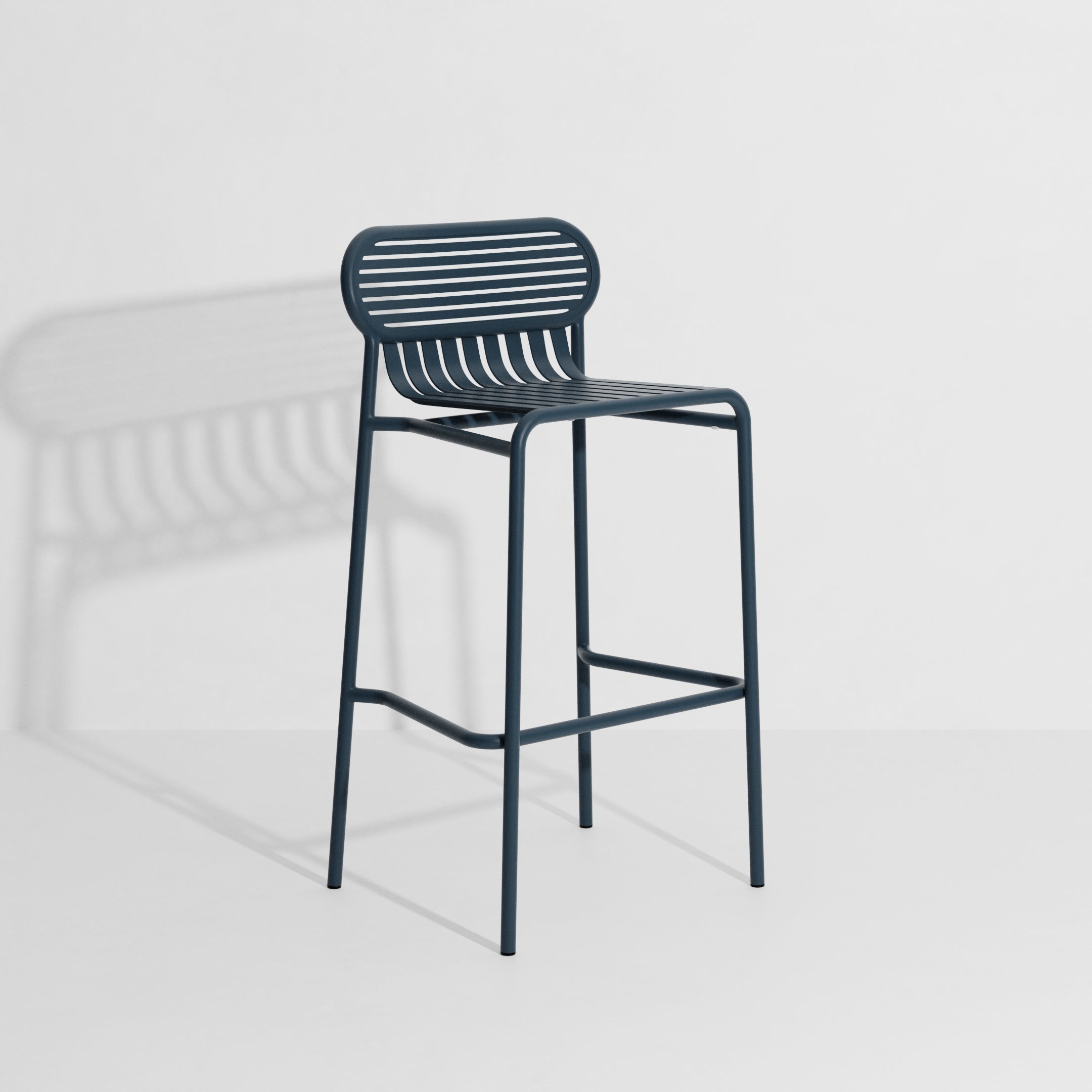 Tuin hocker WEEK-END grijsblauw