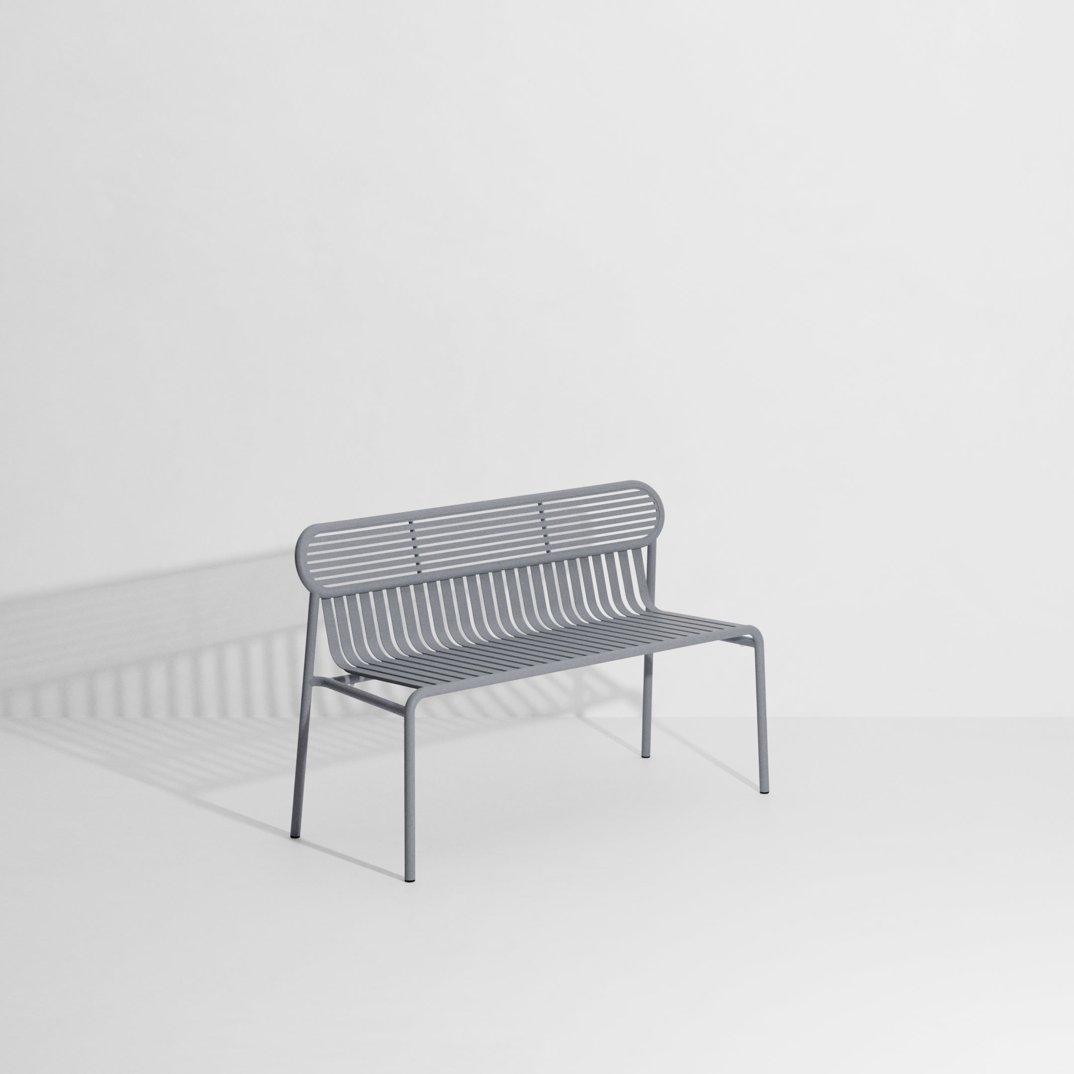 Tuinbank met rugleuning WEEK-END grijs