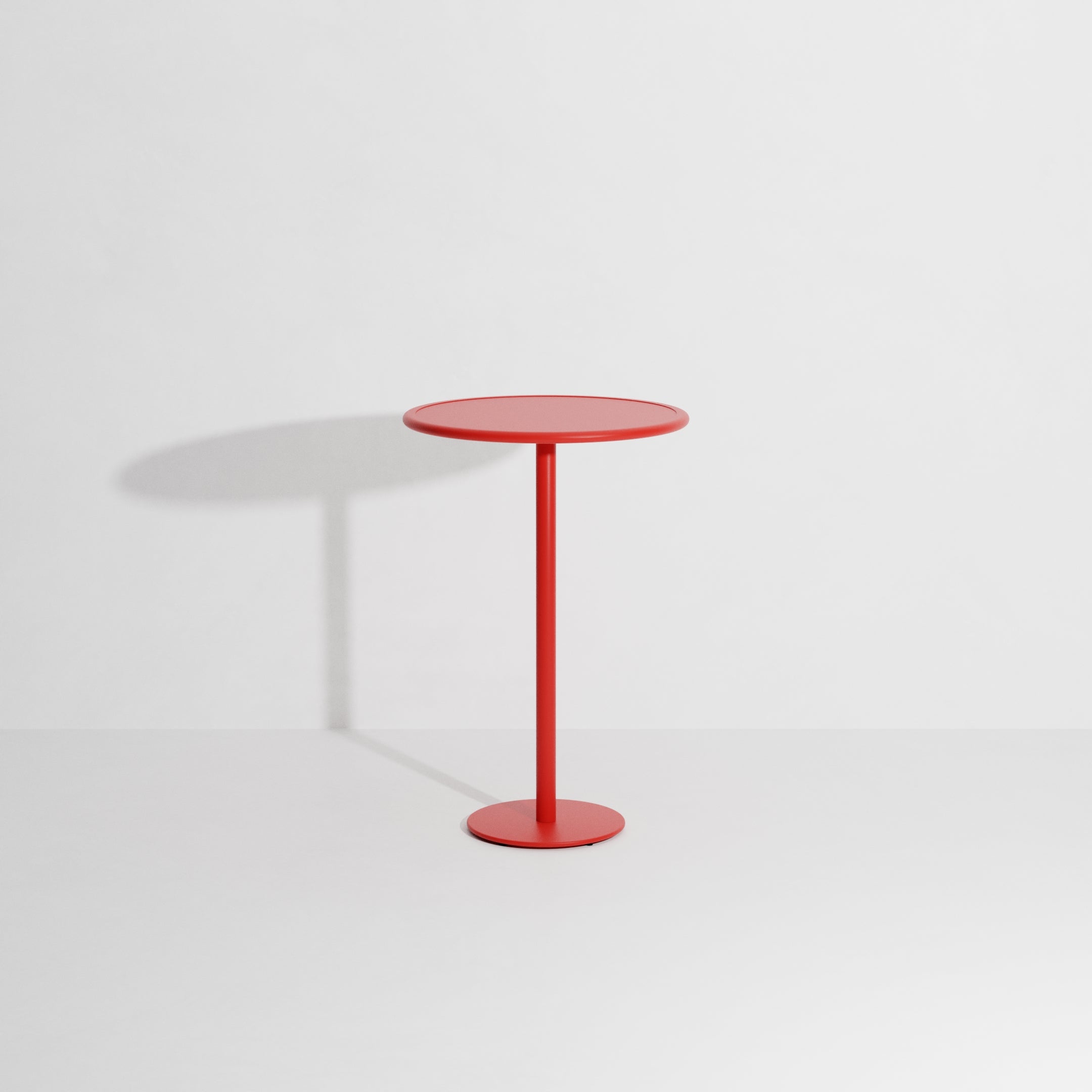 Ronde tuintafel WEEK-END in het rood