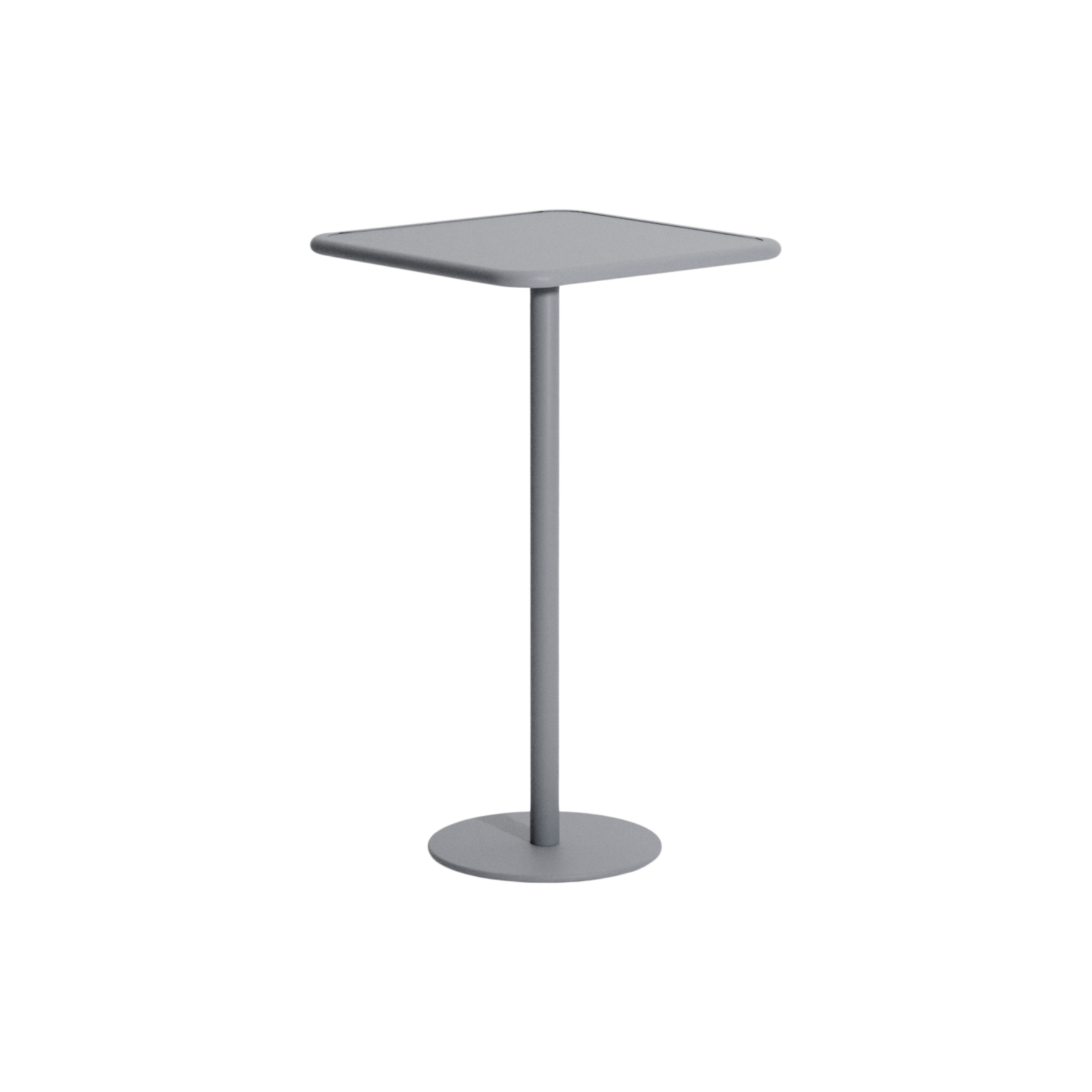 Vierkante tuintafel WEEK-END grijs