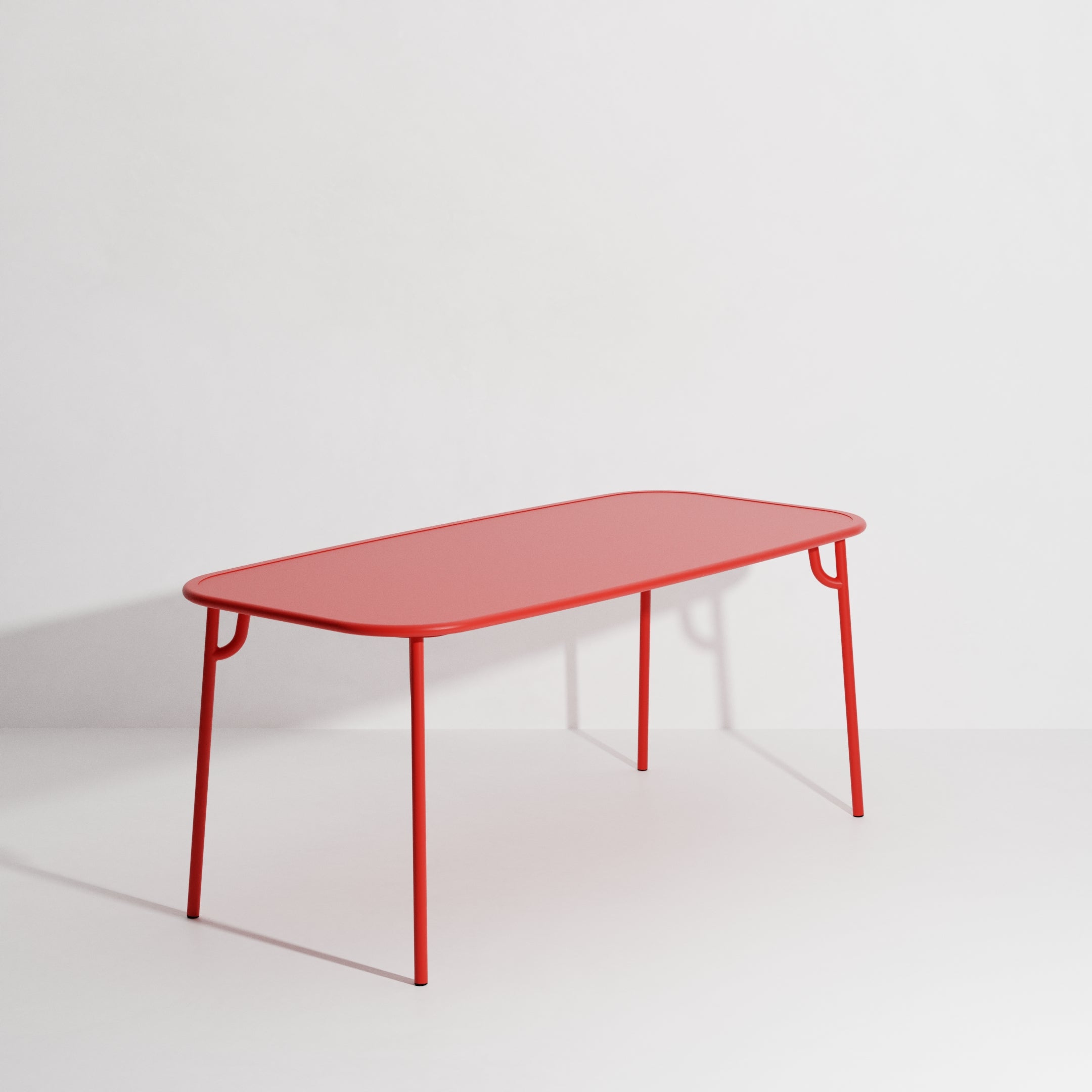 Tuin tafel WEEK-END rood