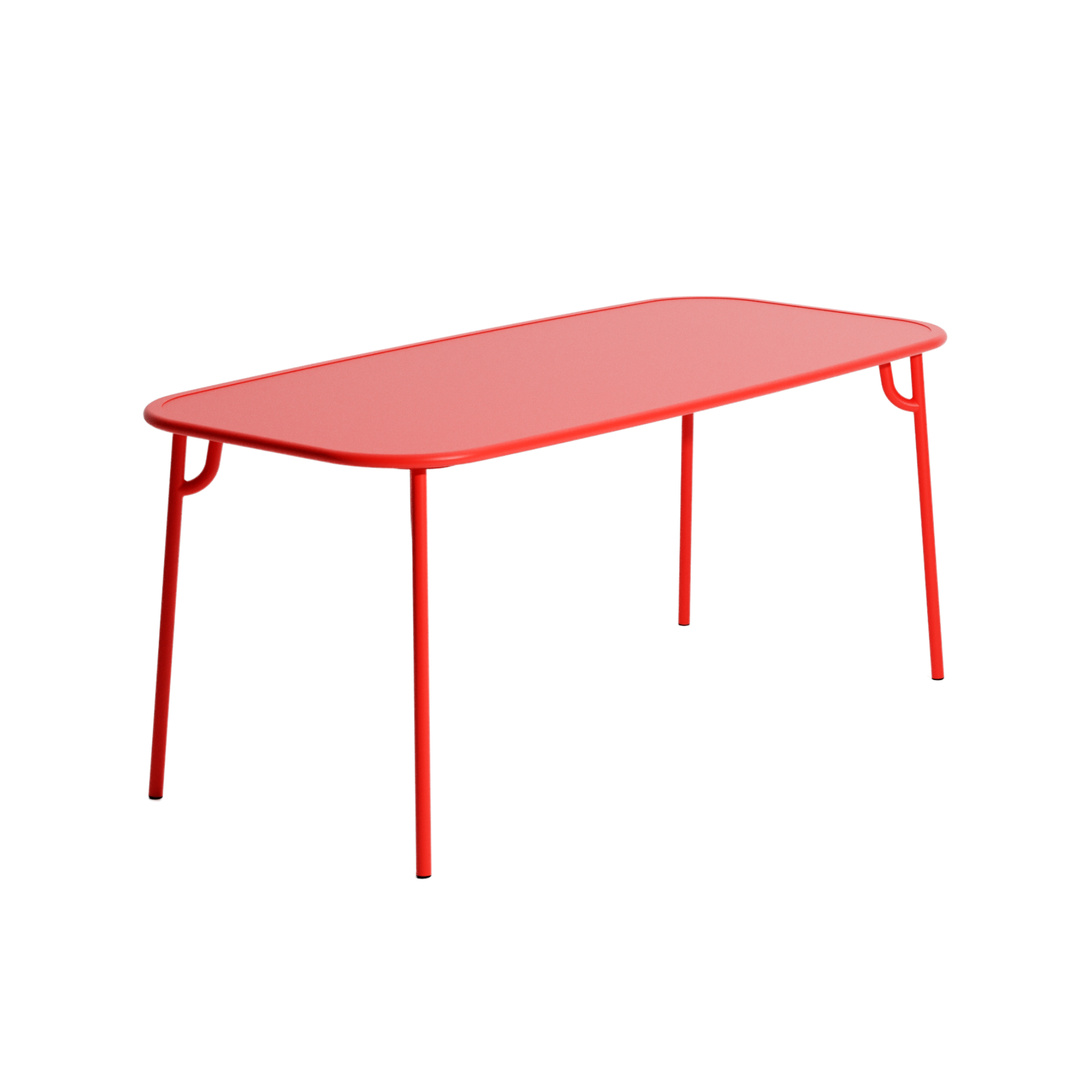 Tuin tafel WEEK-END rood