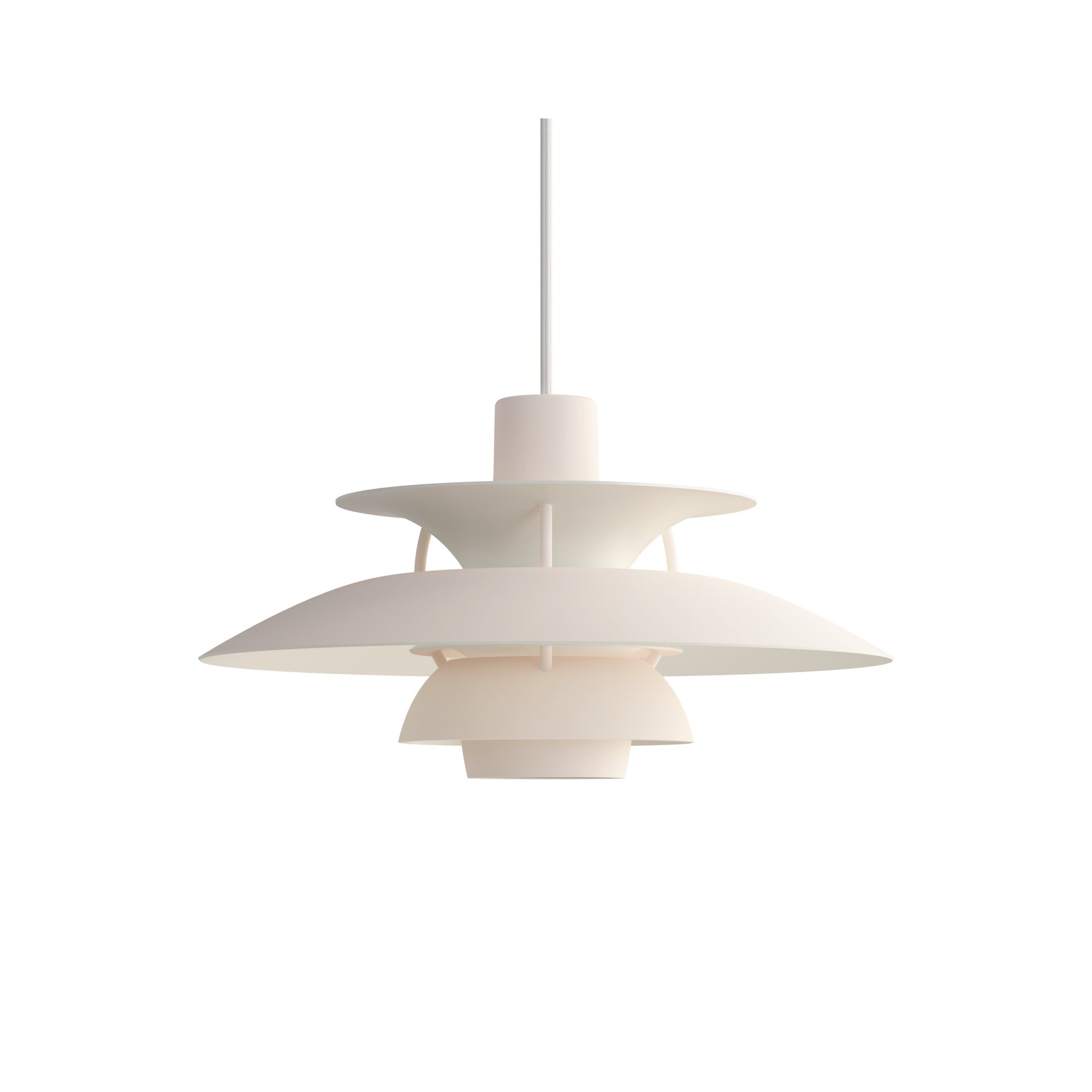 PH 5 Pendant Lamp Monochromatic Pale Pink