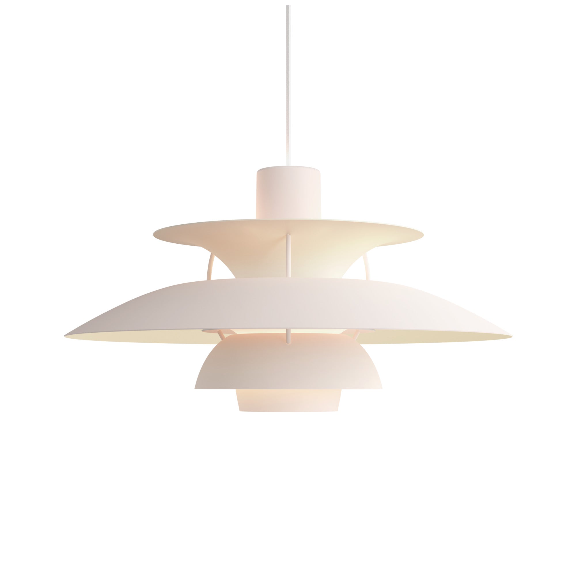 PH 5 Pendant Lamp Monochromatic Pale Pink