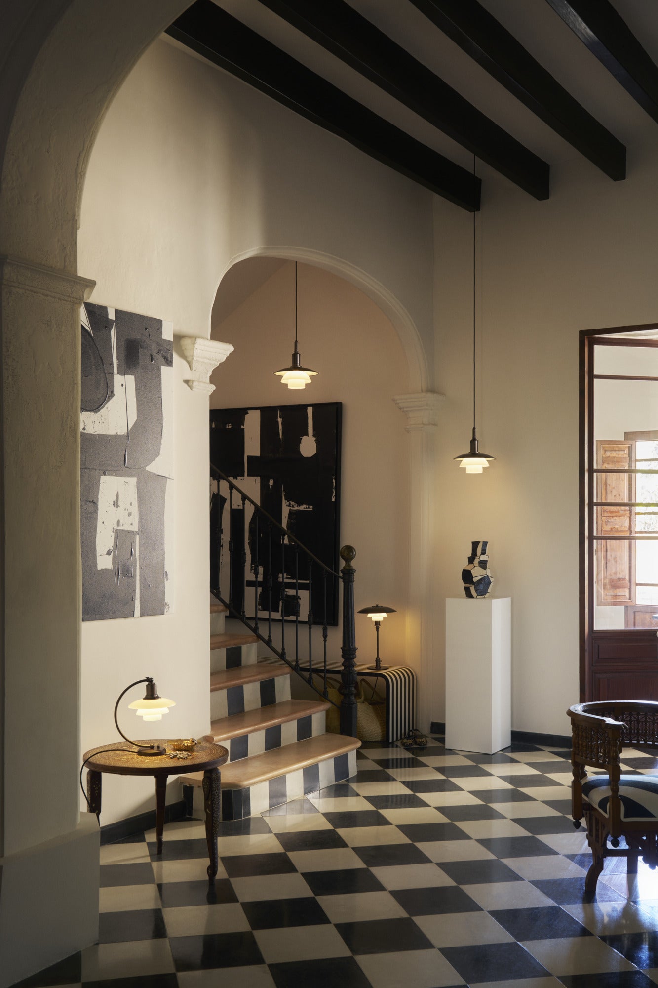 Pendelleuchte PH 3/3 matt schwarz