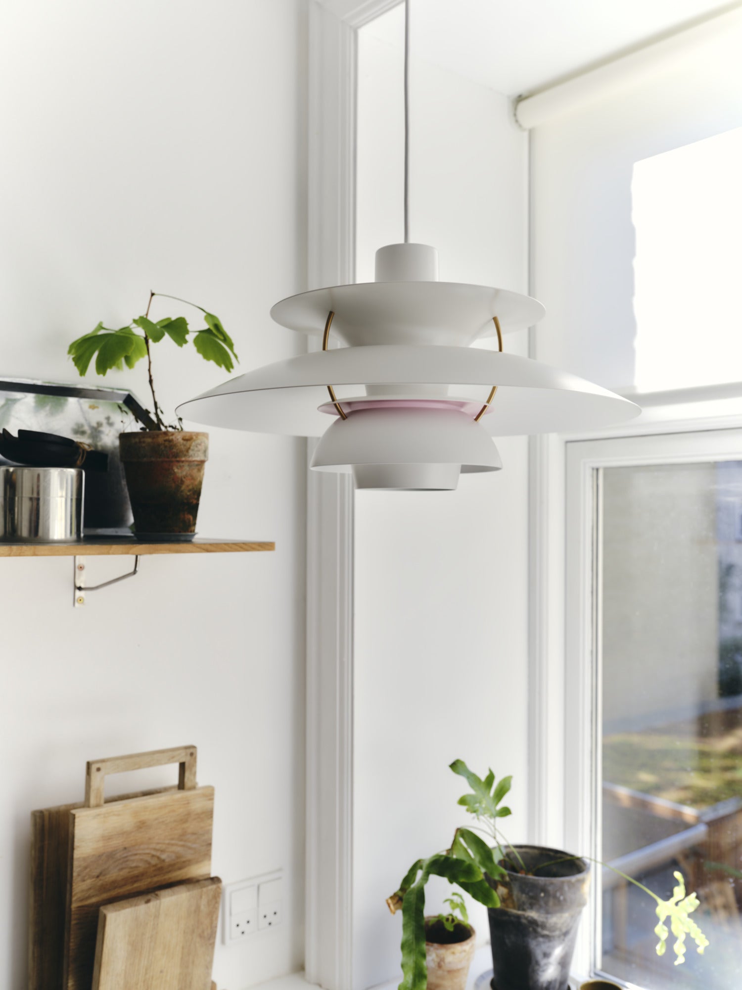 Pendelleuchte PH 5 modern weiß