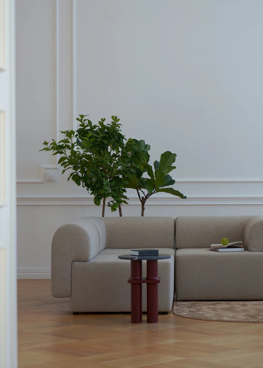 Modulares Sofa TORI - grünes Eckmodul