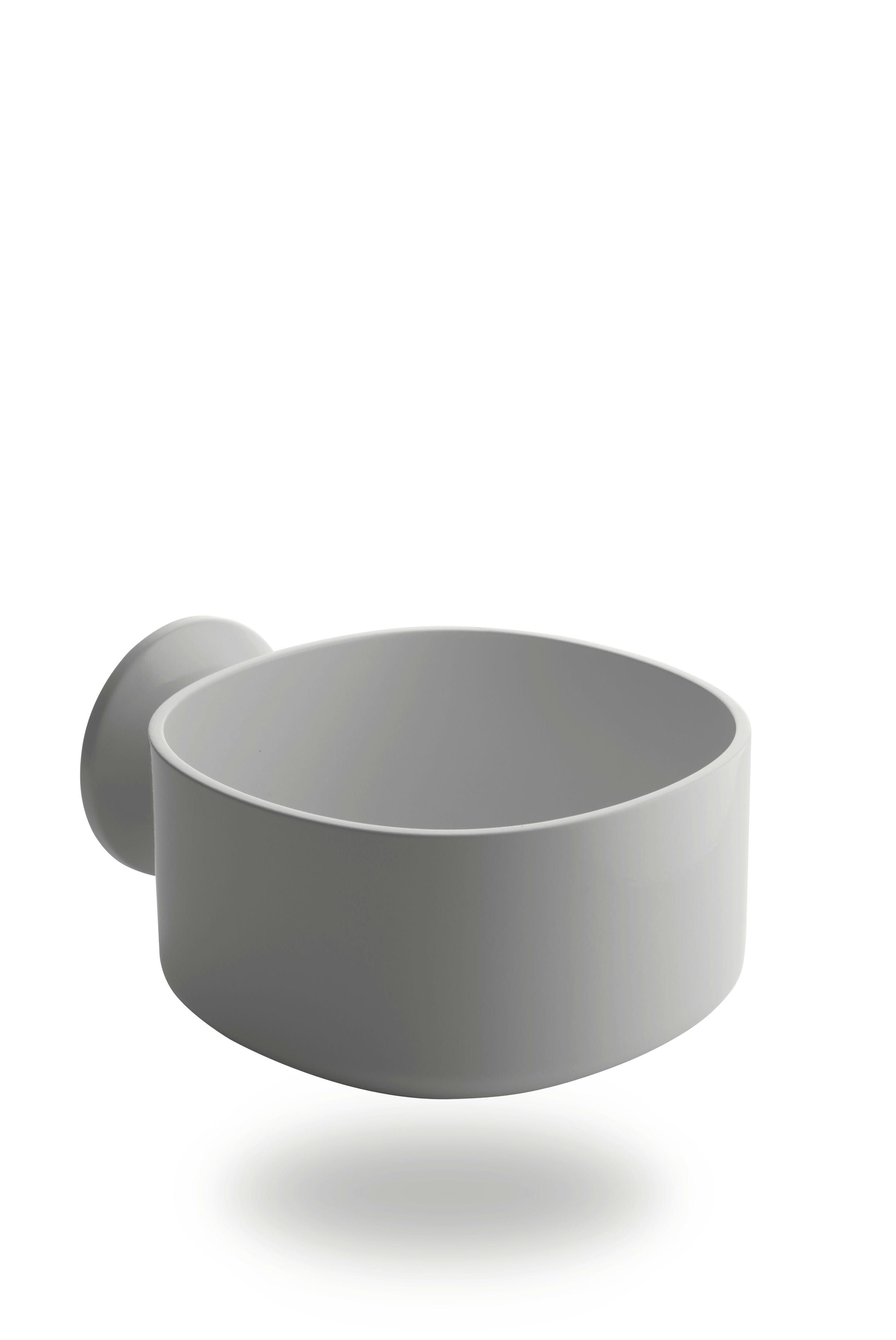 Wandplank met zuignap BIRILLO wit