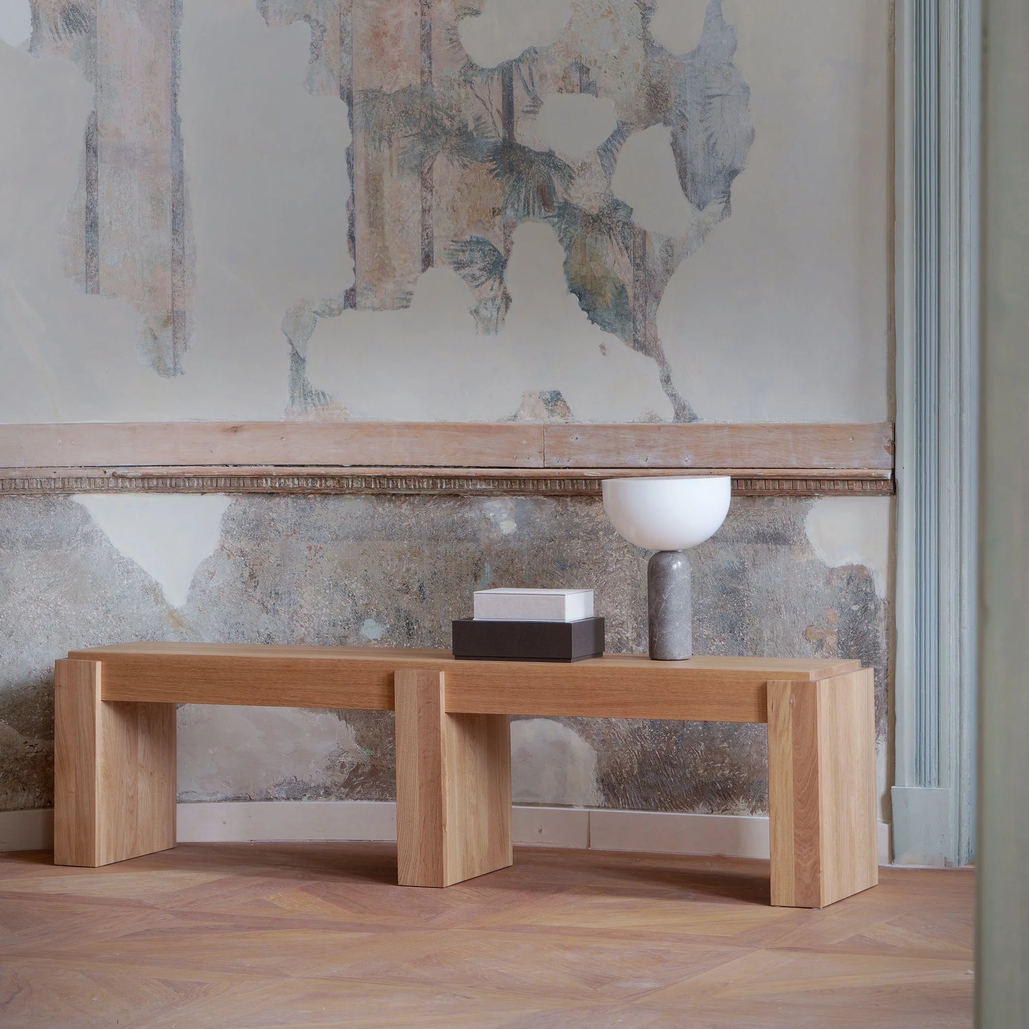 PURA Bench Dark Oak Wood