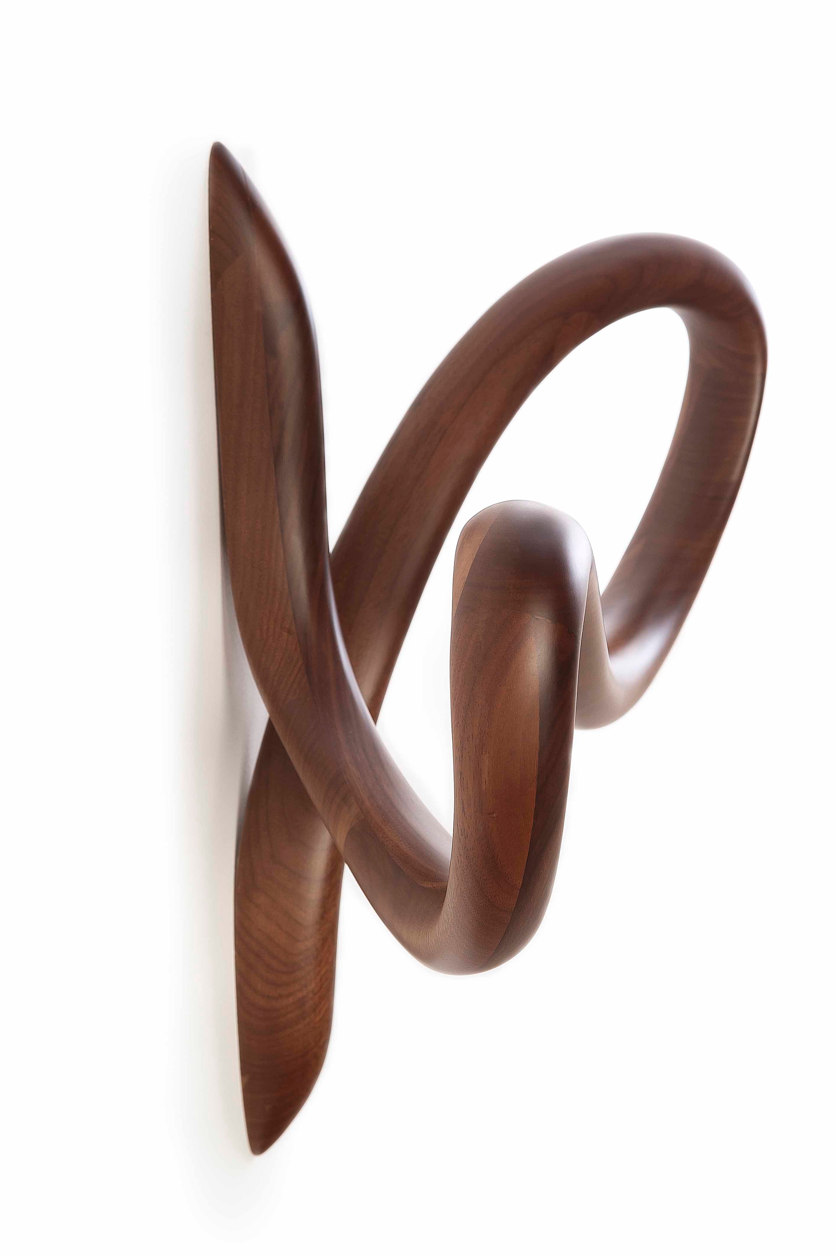 VERTIGO Wall Hook Walnut Wood