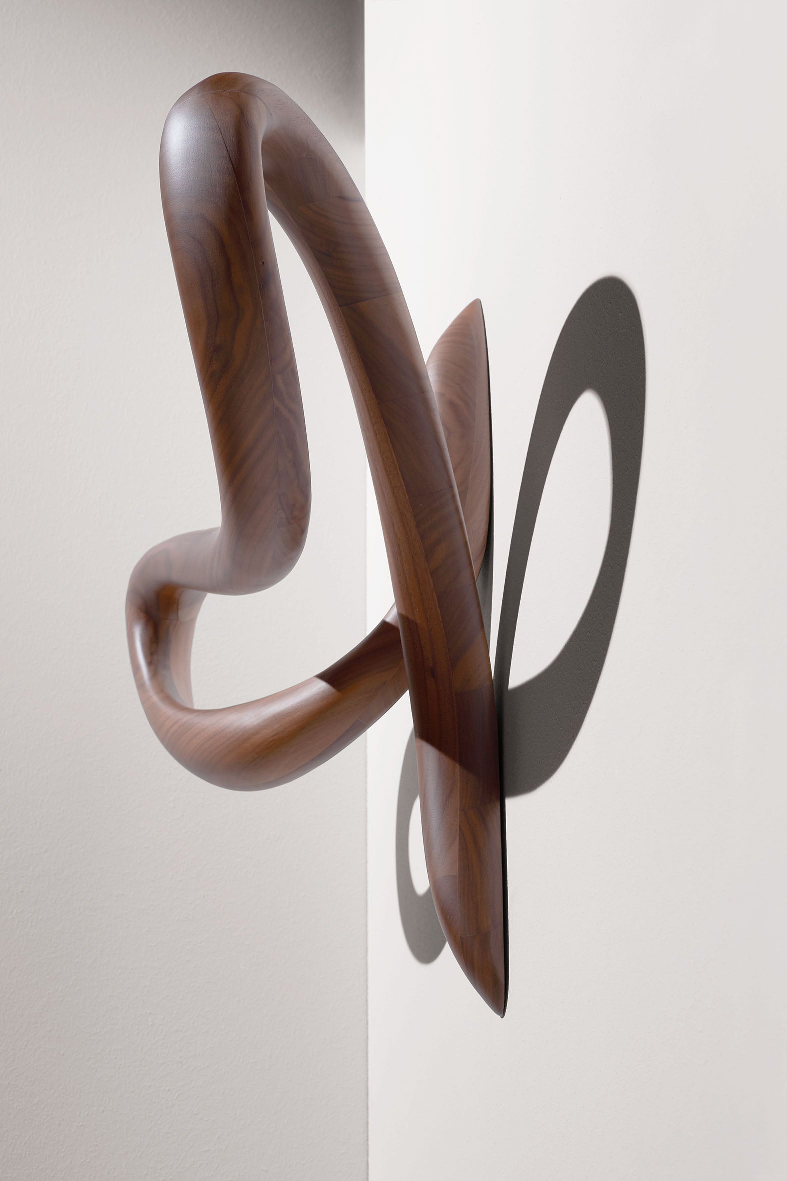 VERTIGO Wall Hook Walnut Wood