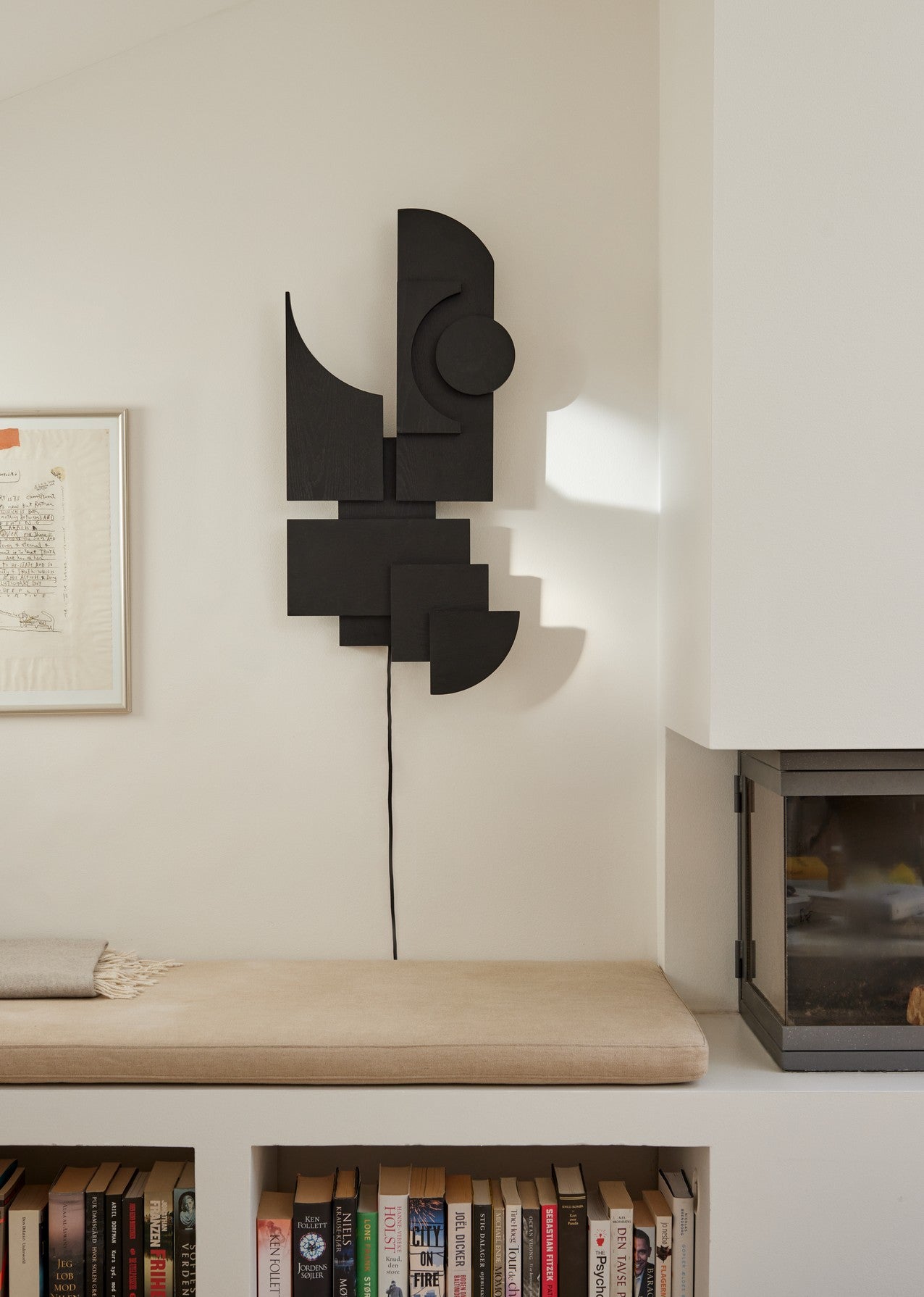 Wandleuchte TOTEM DECO schwarz