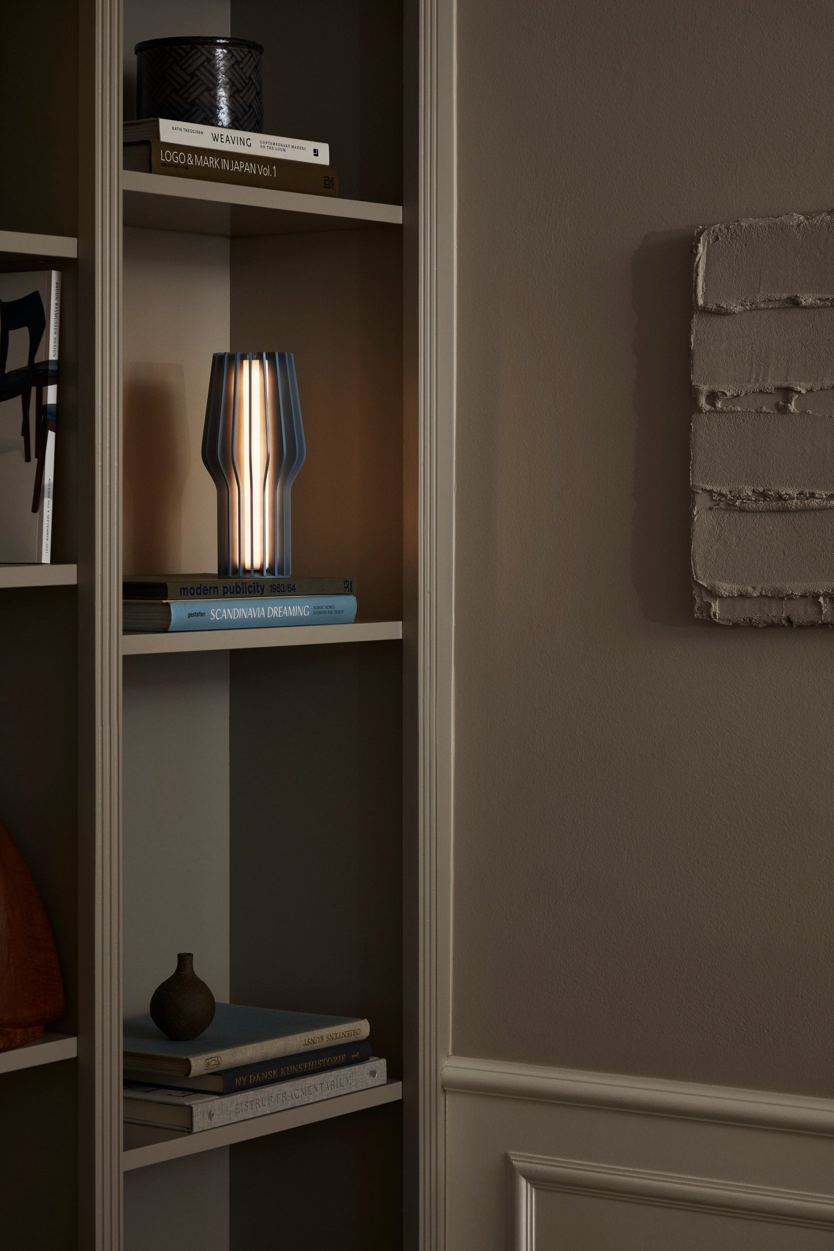 Tragbare Lampe RADIANT blau