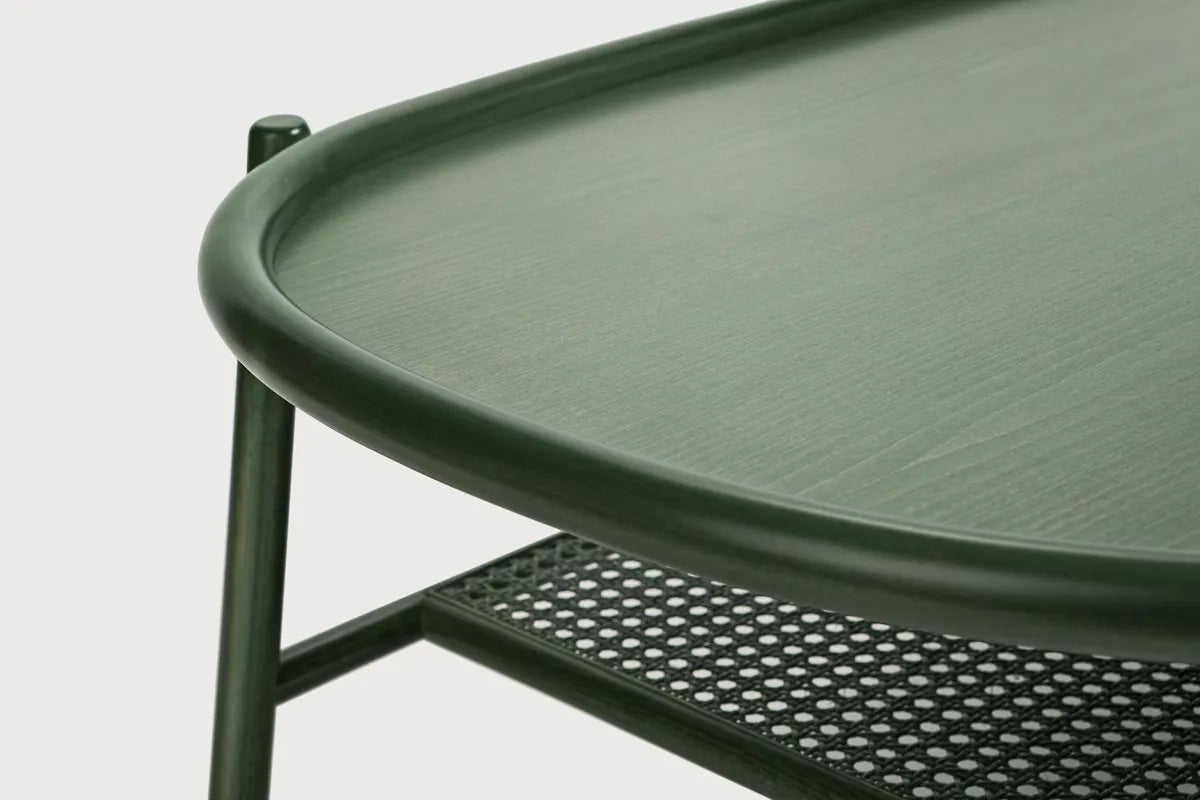 Coffee table drum beech wood