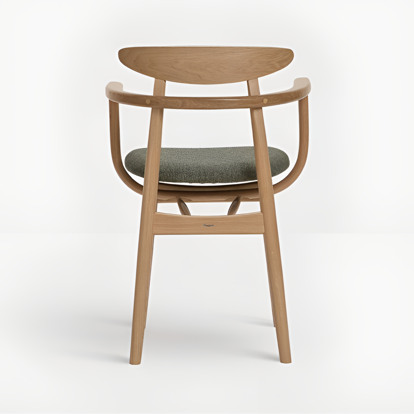 A chair with the YESTERDAY B-4101 Wooden armrests