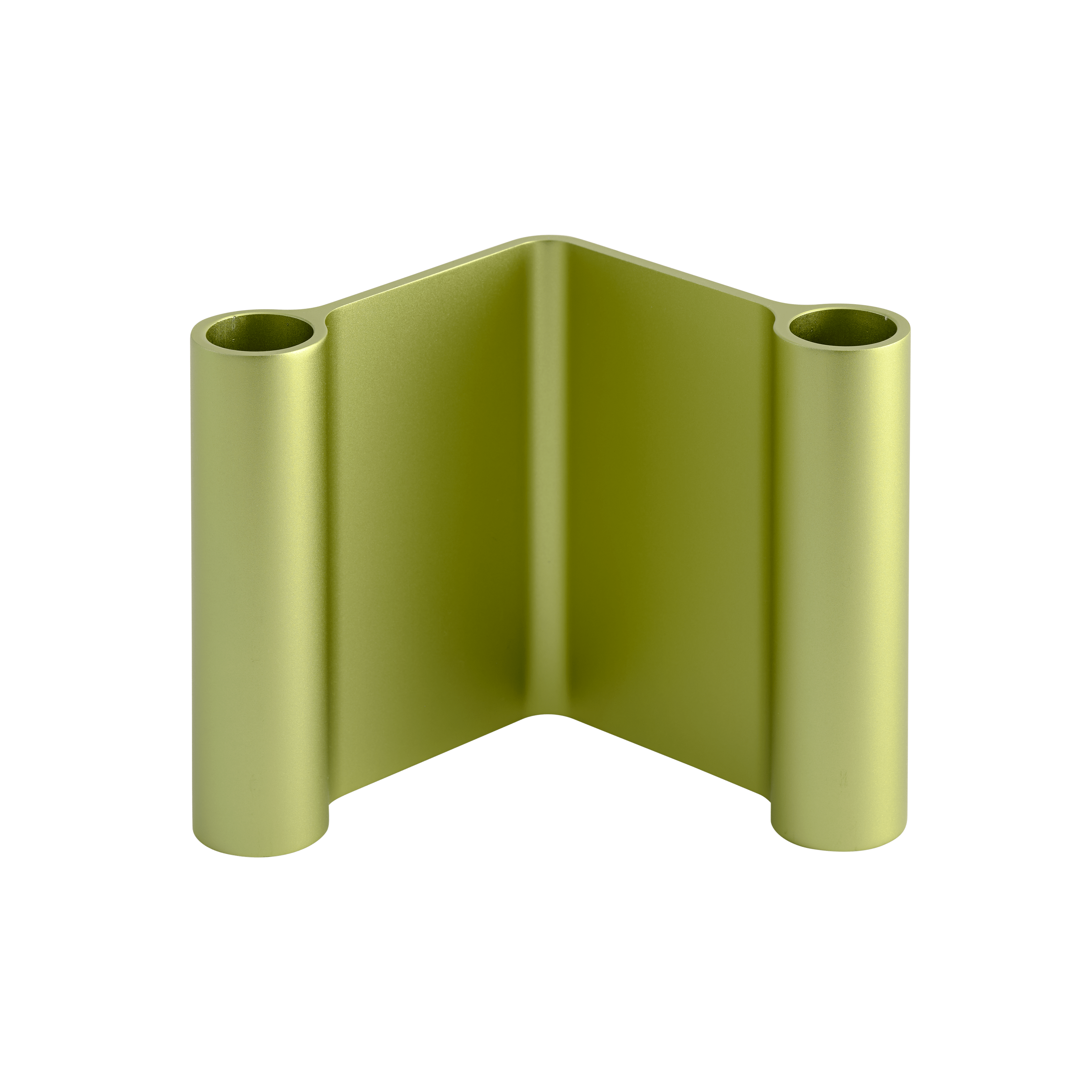 PAIR Green Candle Holder