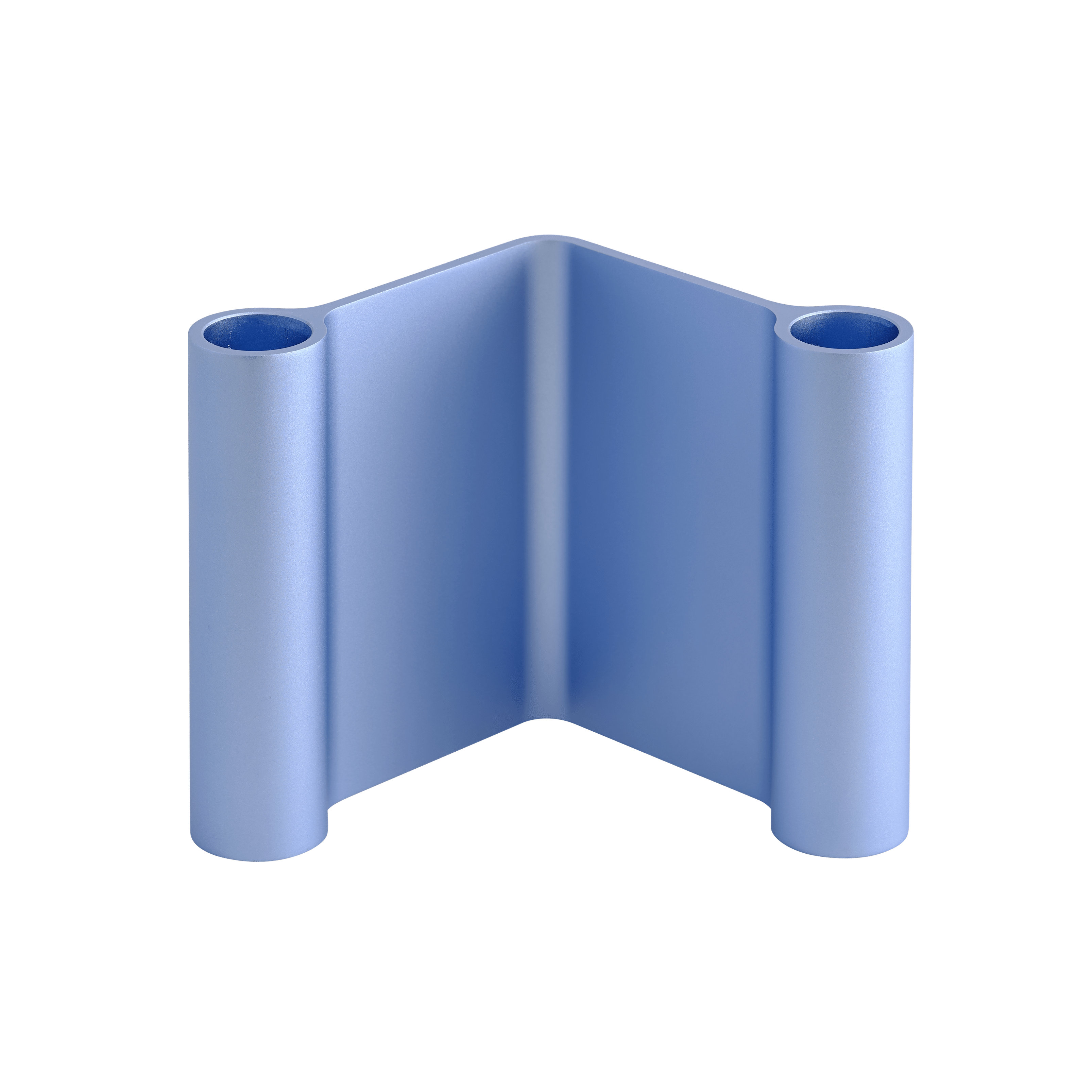 Candleholder PAIR lichtblauw