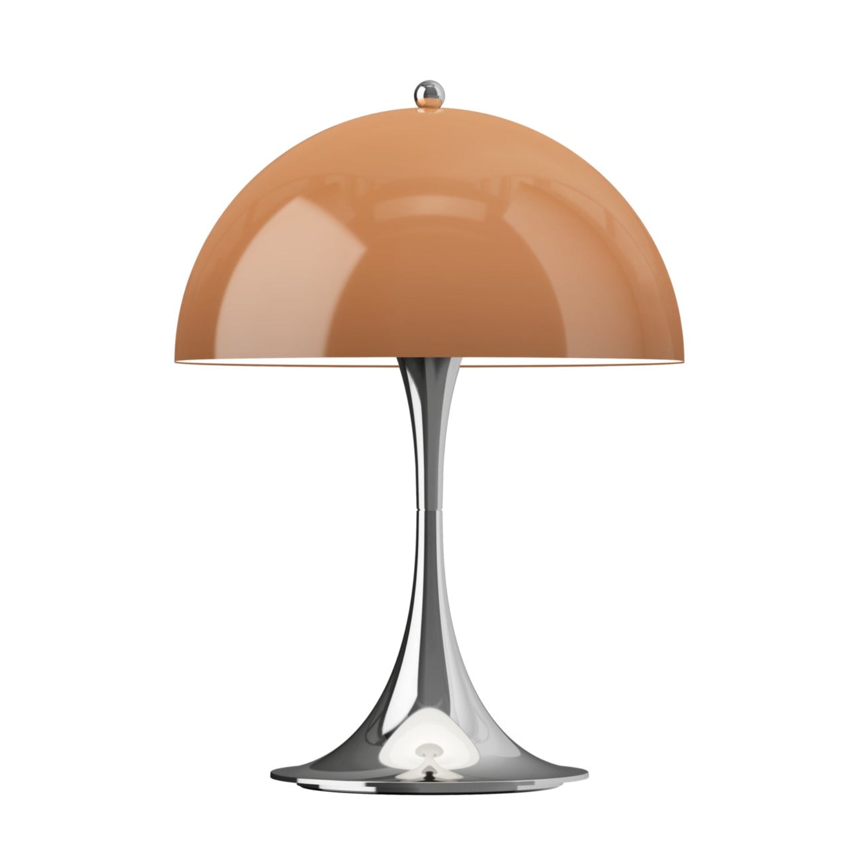 Portable Lamp PANTHELLA 250 brown with chrome base