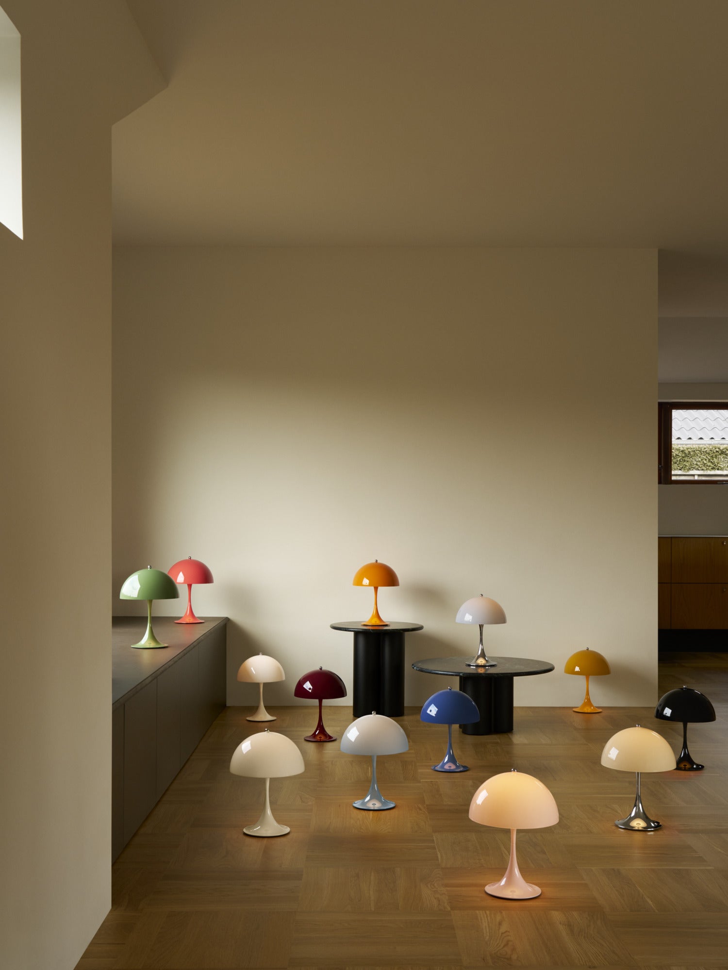 Tragbare Lampe PANTHELLA 250 grün