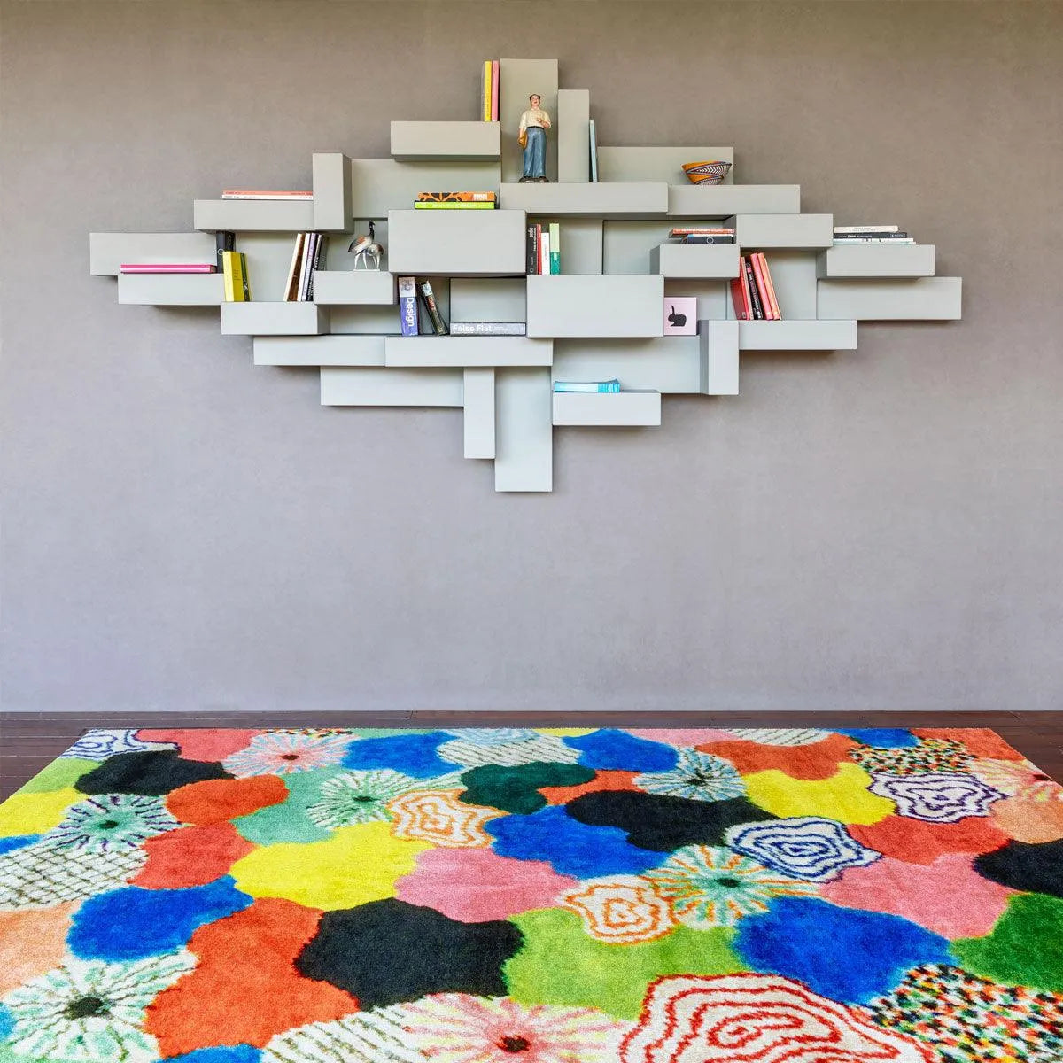 Teppich MIRRING REKTANGULAR beige-schwarz