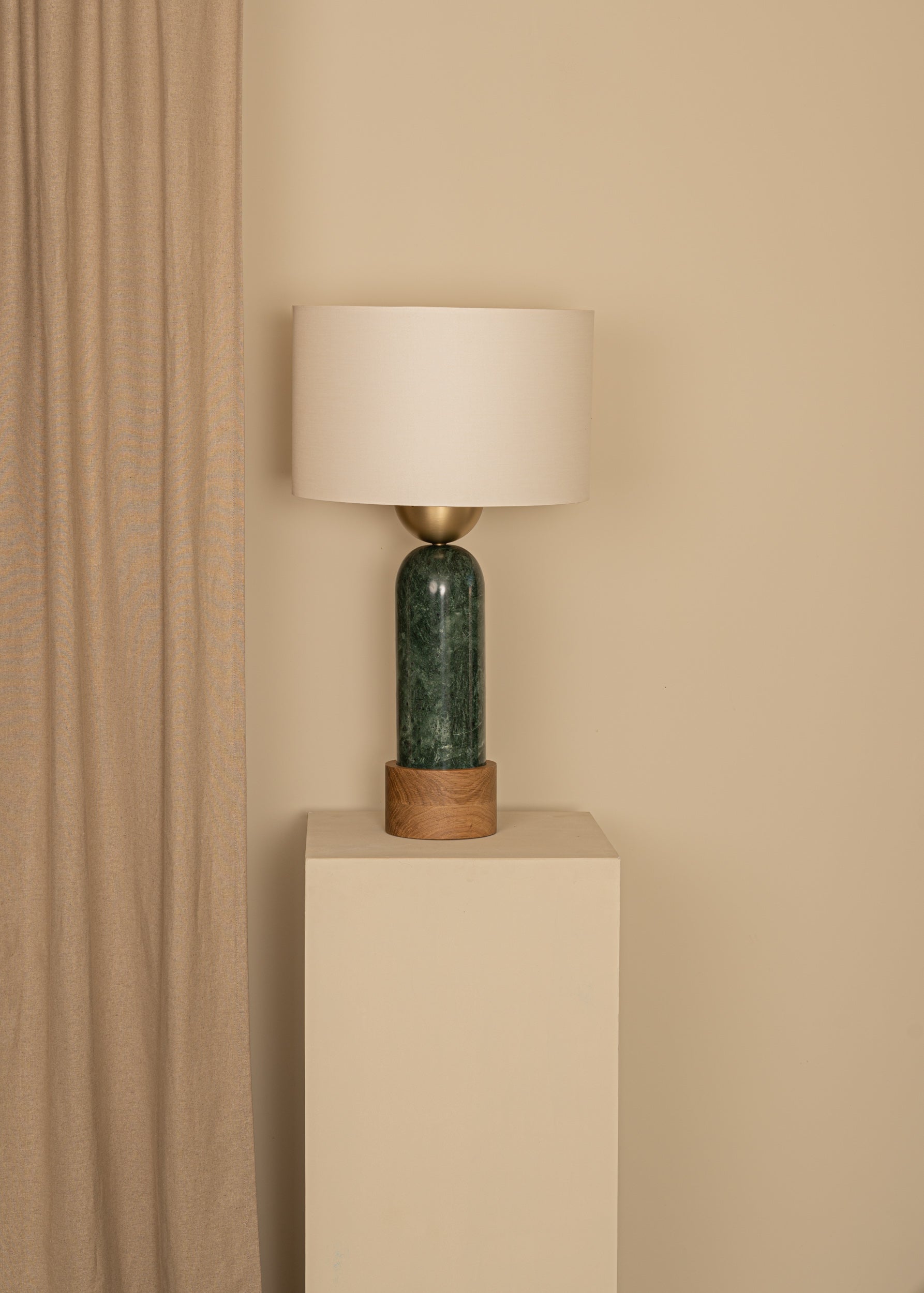 PEONA KELO Table Lamp Green Marble