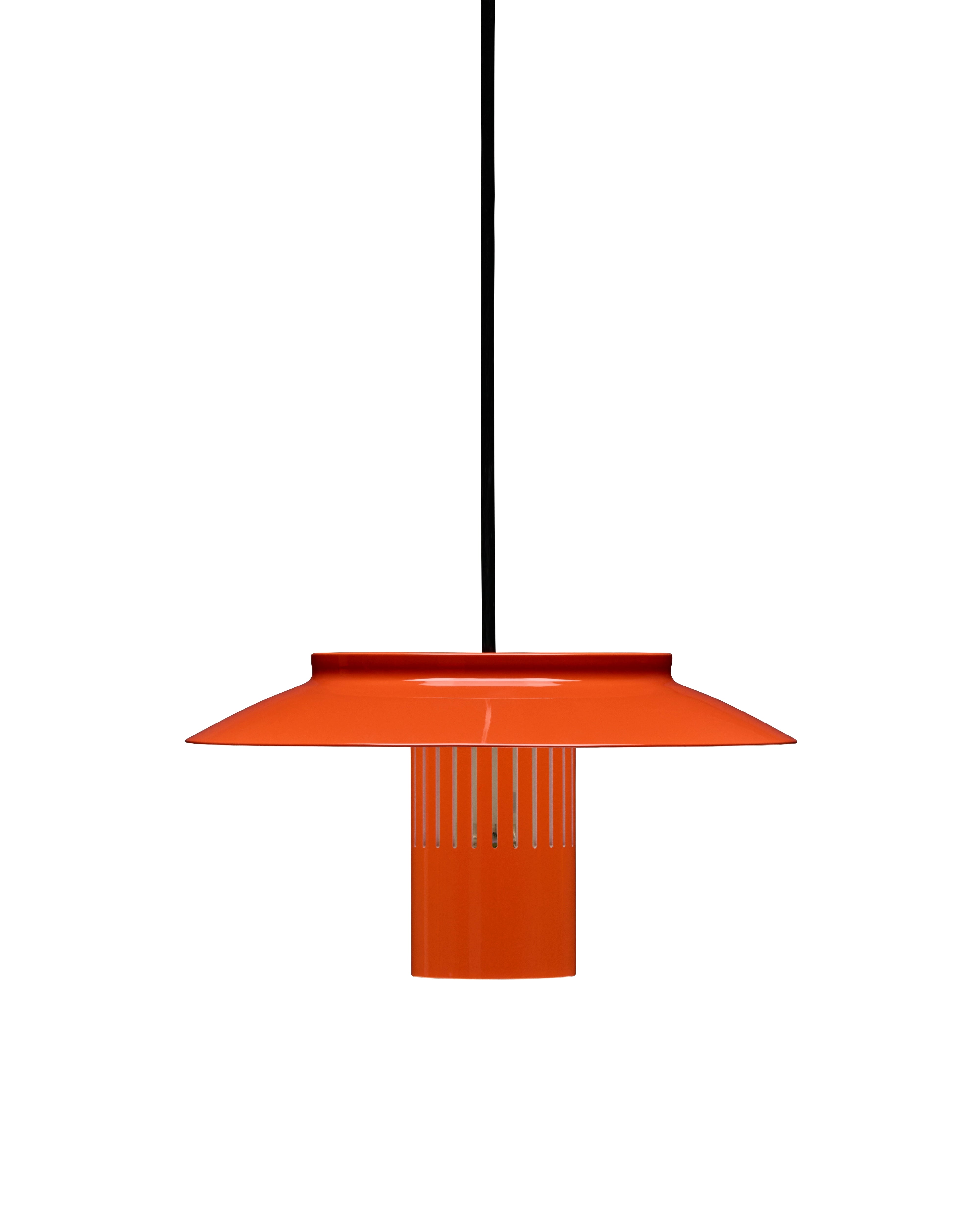Hängelampe LILLE rot-orange