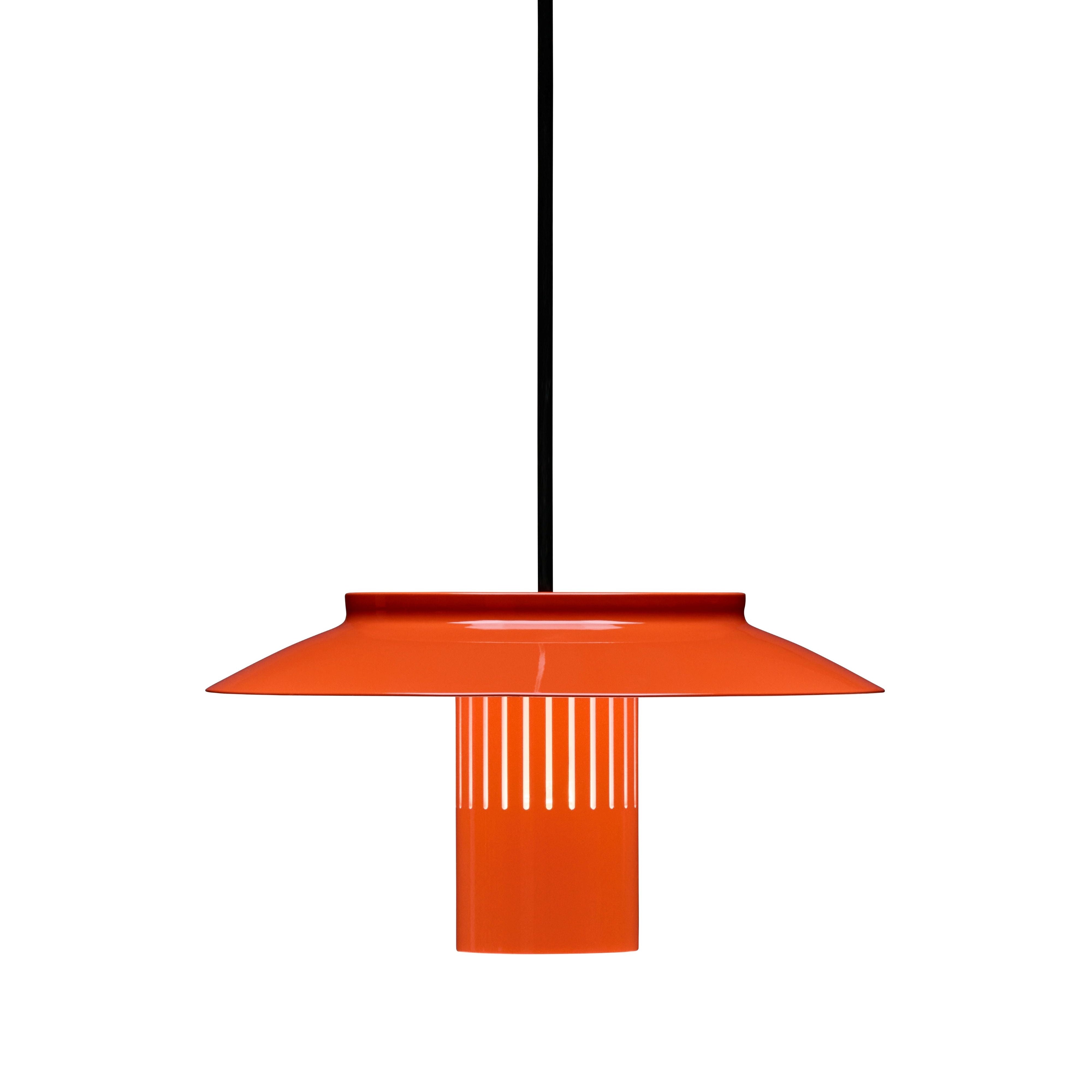 Hängelampe LILLE rot-orange