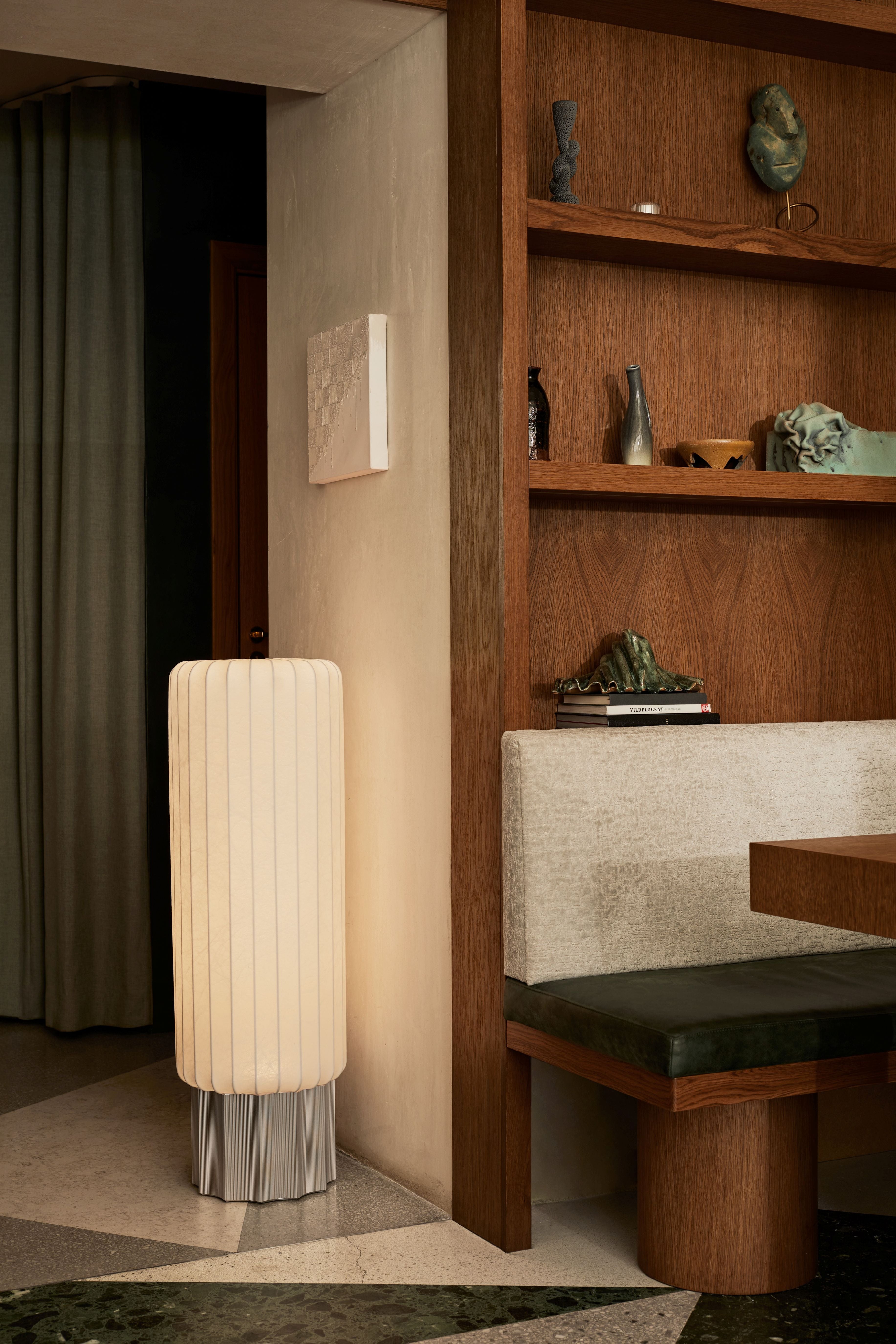 Vloerlamp METER aluminium