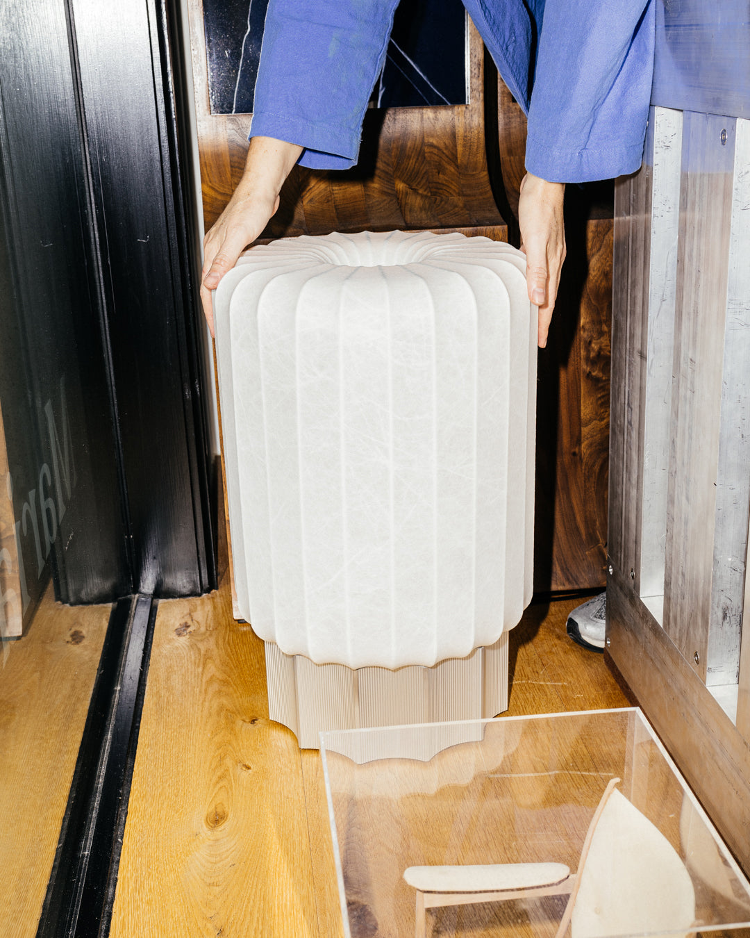 Vloerlamp METER aluminium