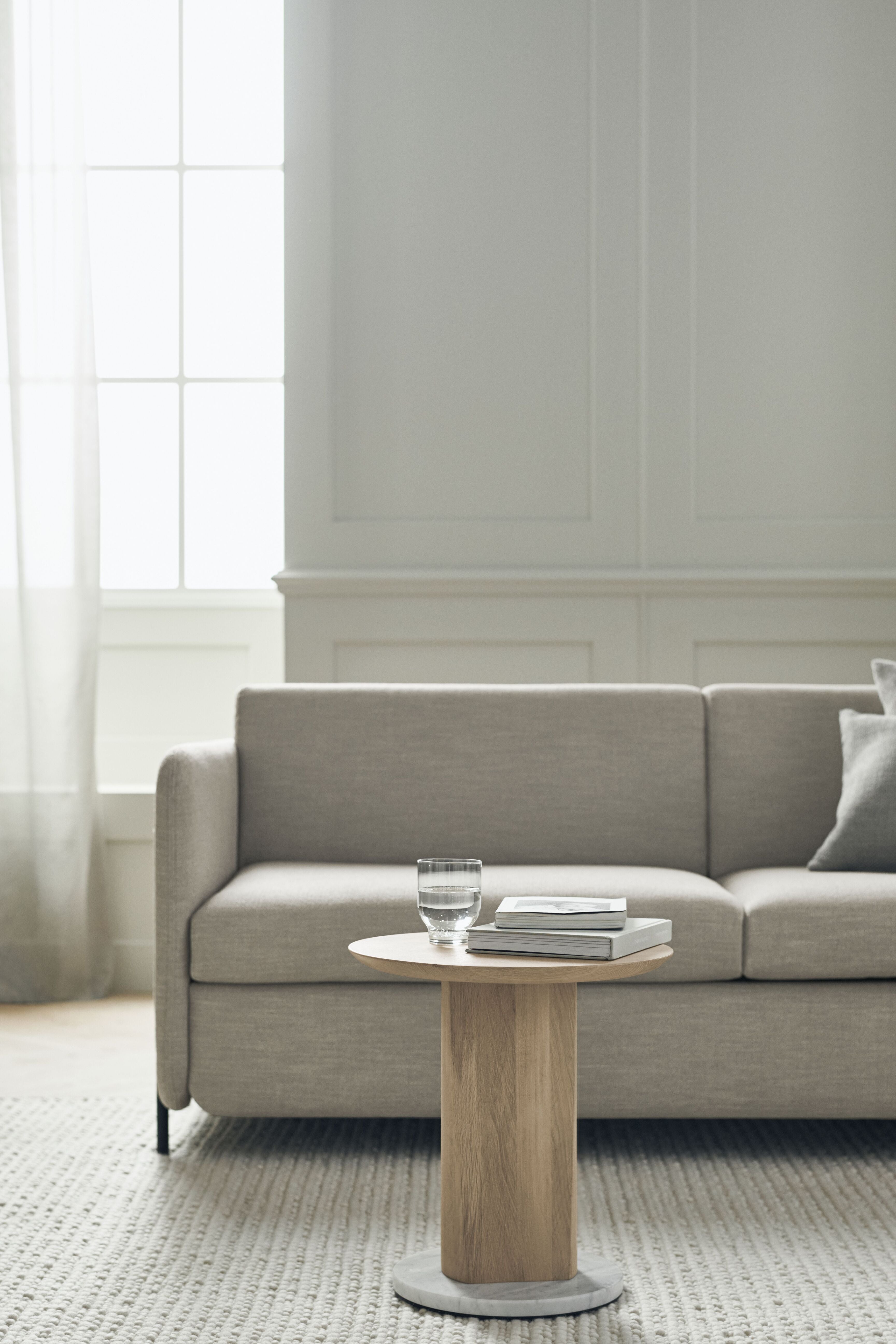 Sofa uitklapbaar 3-zits PIRA zwarte stalen basis