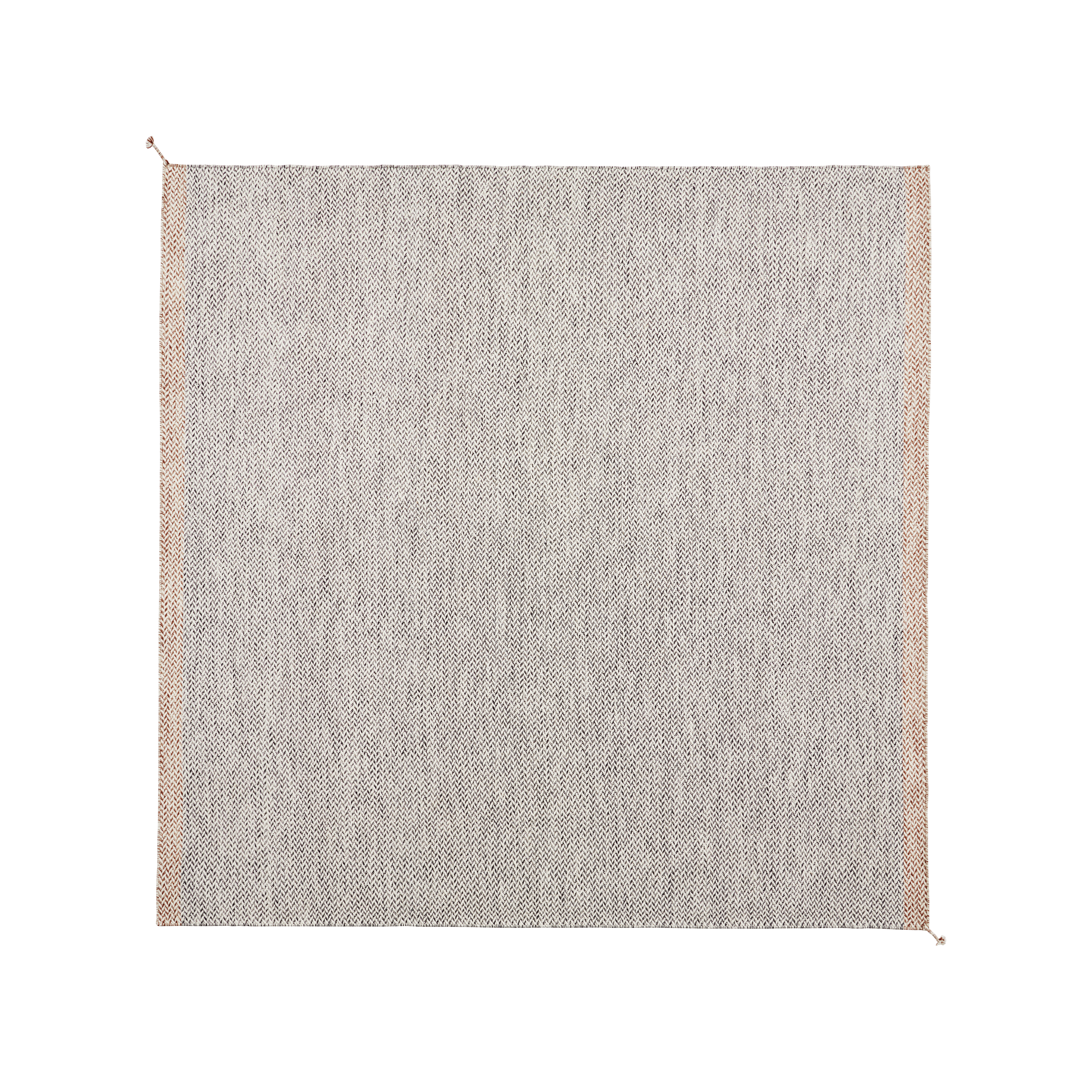 Vloerkleed PLY zwart-wit
