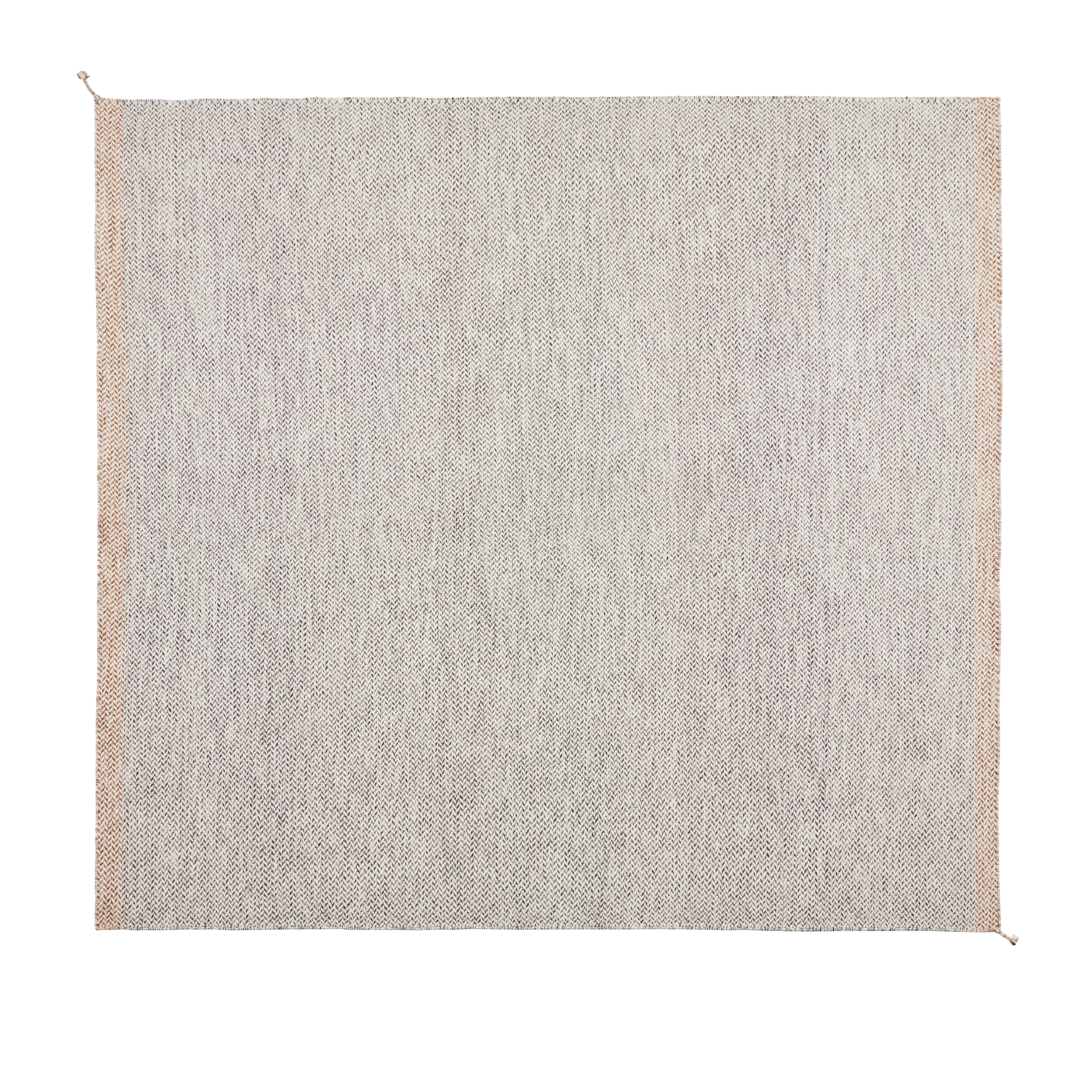 Vloerkleed PLY zwart-wit