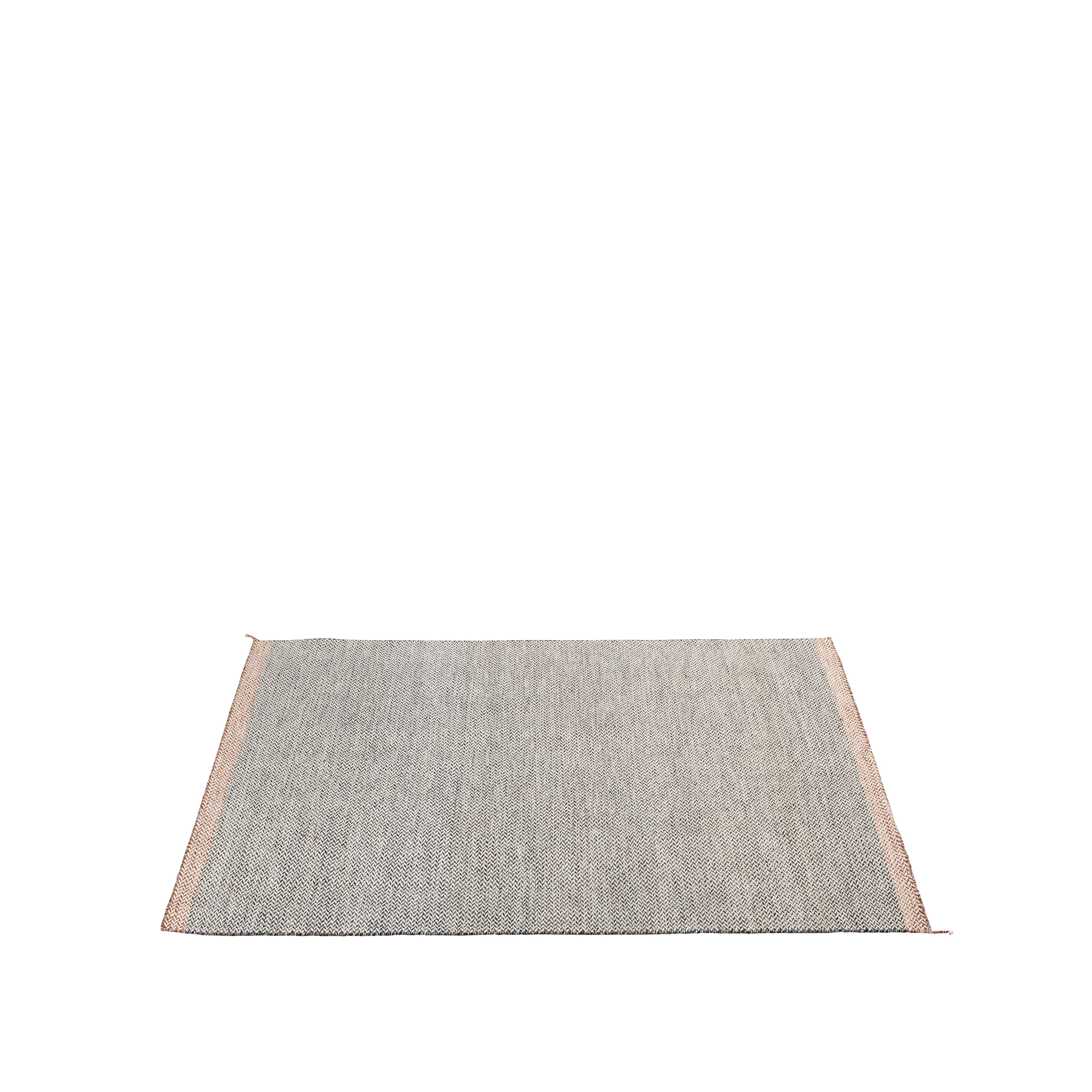 Vloerkleed PLY zwart-wit