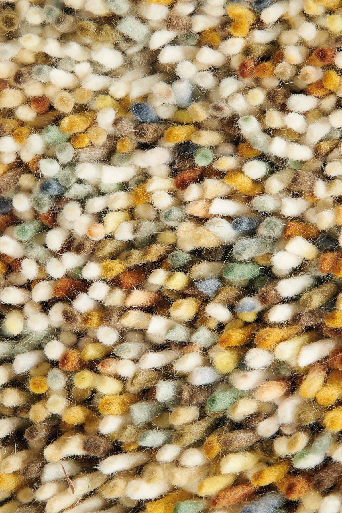 Teppich POP ART orange mit langem Flor