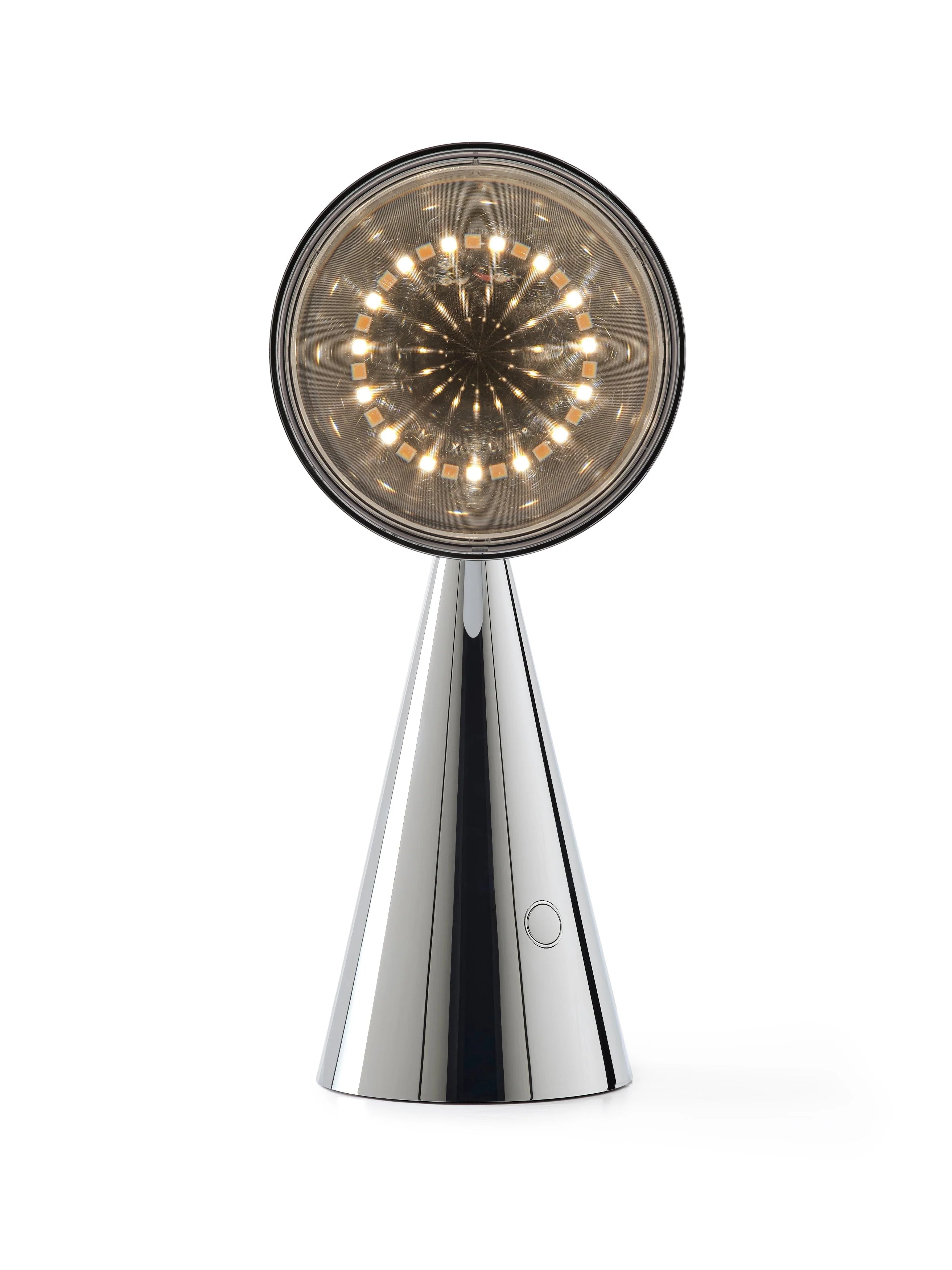 Tragbare Tischlampe POSE silber