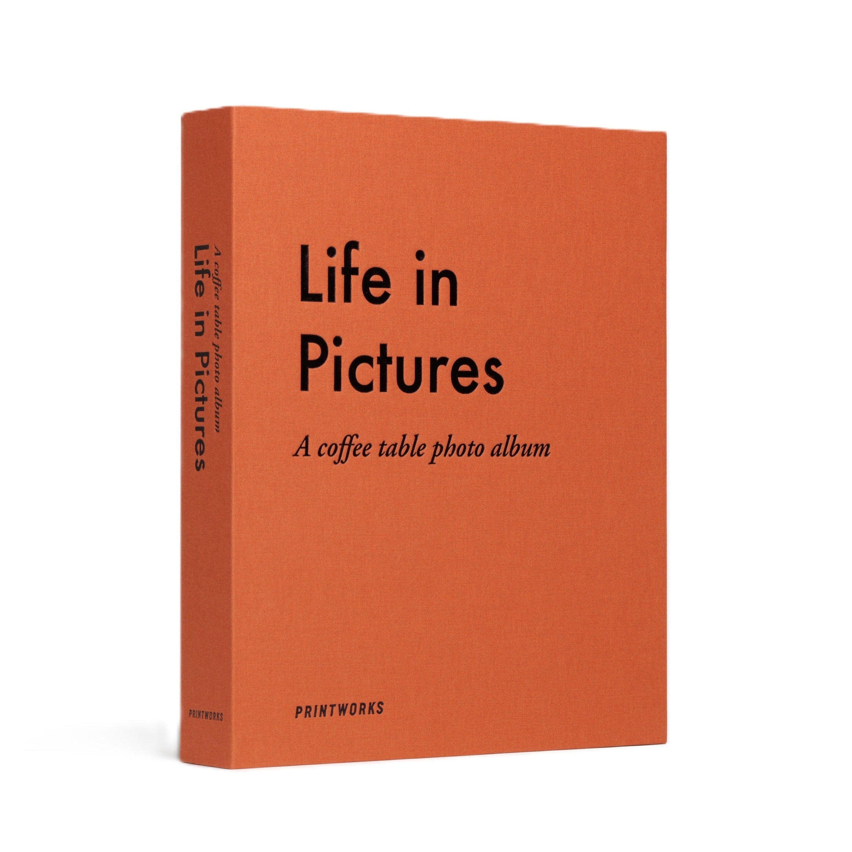 Fotoalbum LIFE IN PICTURES orange